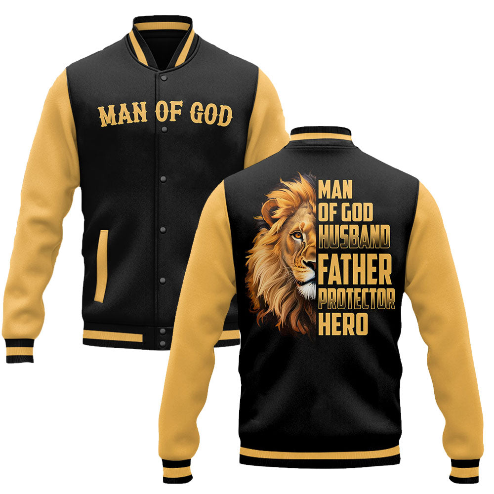 Majestic Lion Baseball Jacket
