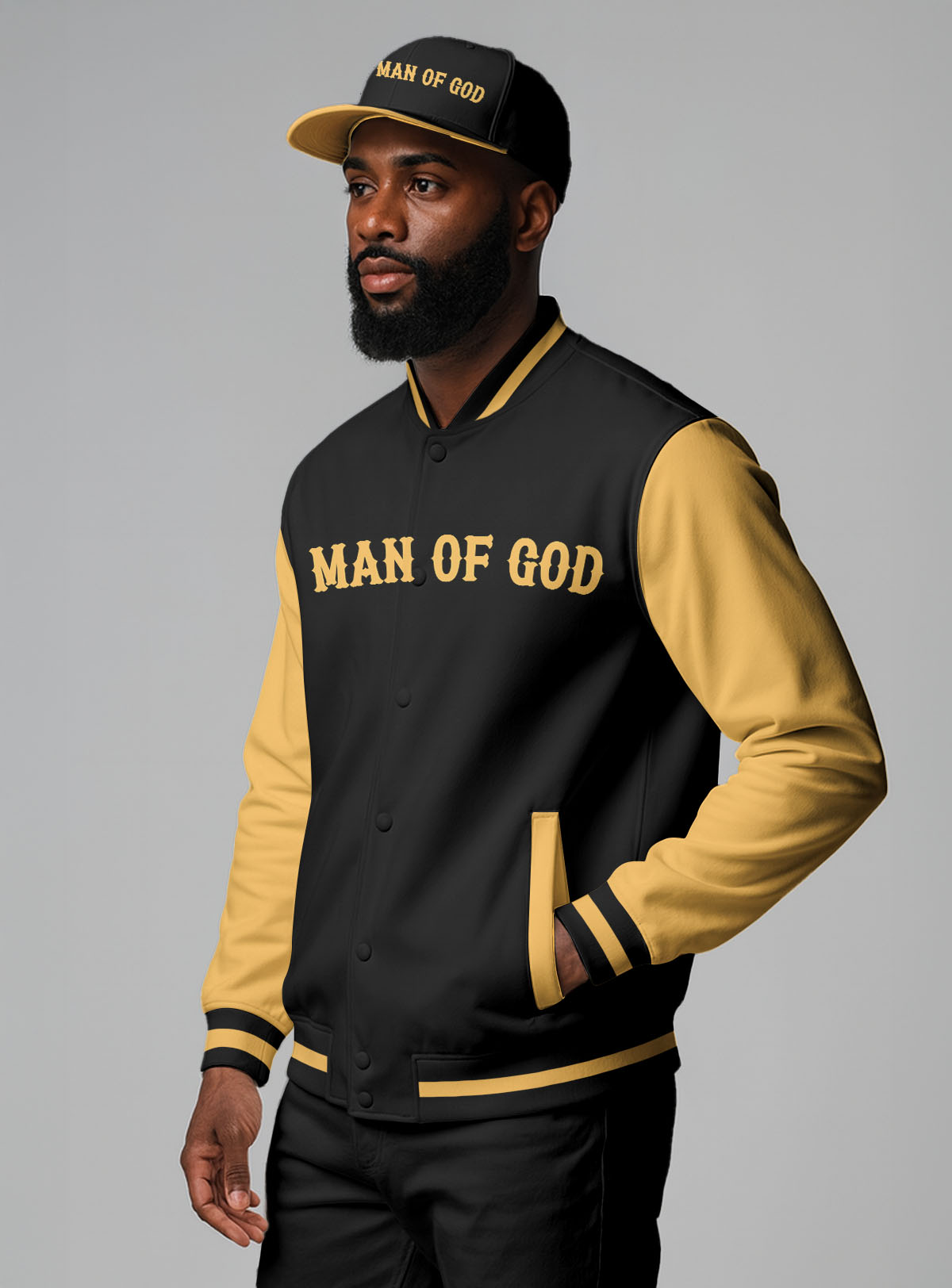 Majestic Lion Baseball Jacket