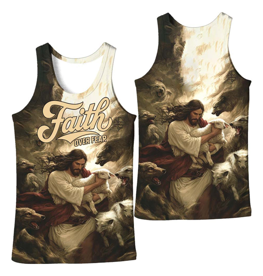 Jesus Protect the Lamp Tanktop