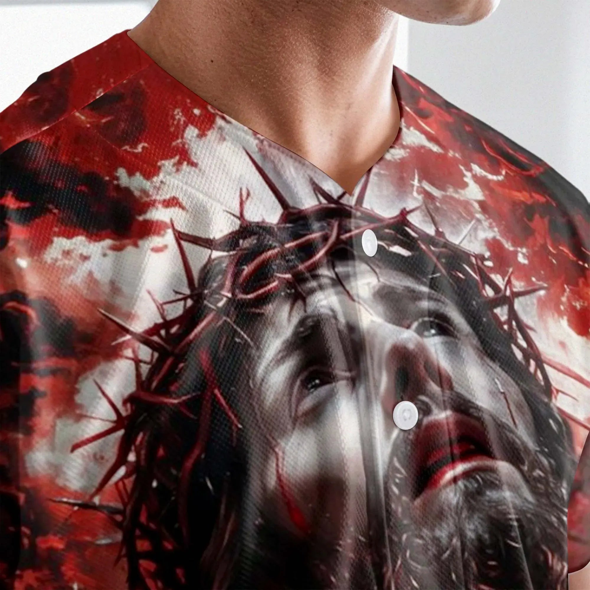 Lord Jesus Christ of Nazareth Baseball Jersey