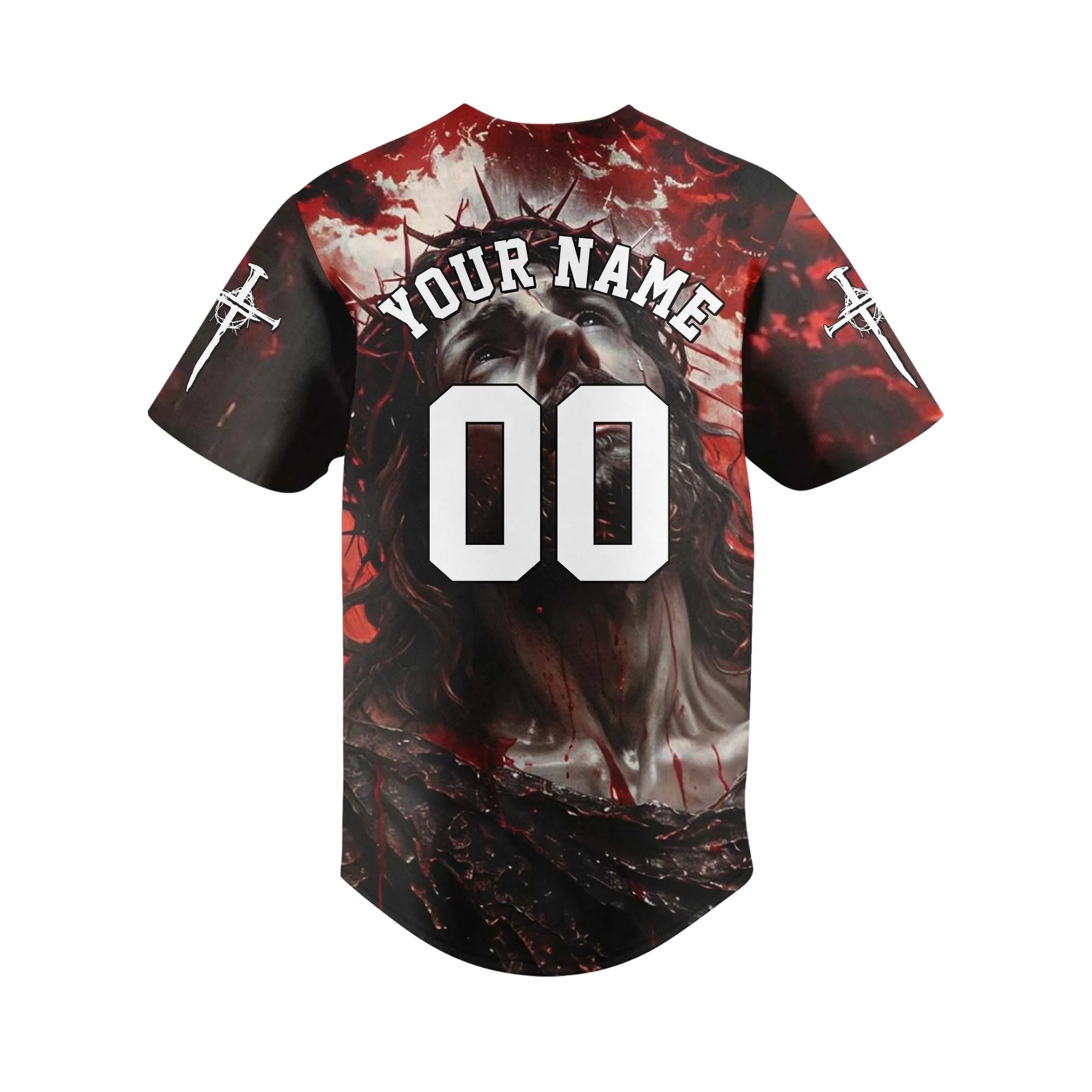 Lord Jesus Christ of Nazareth Baseball Jersey