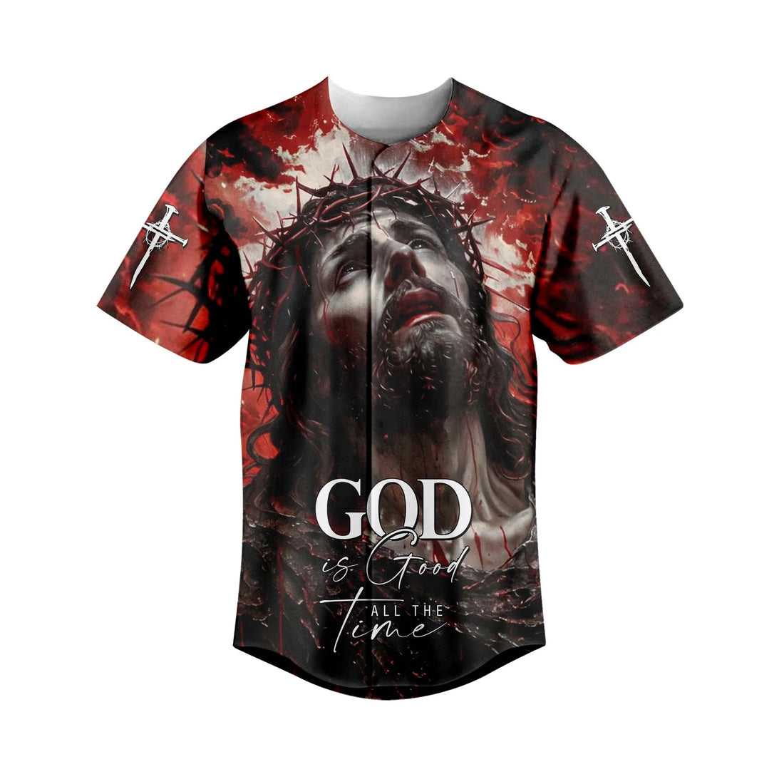 Lord Jesus Christ of Nazareth Baseball Jersey