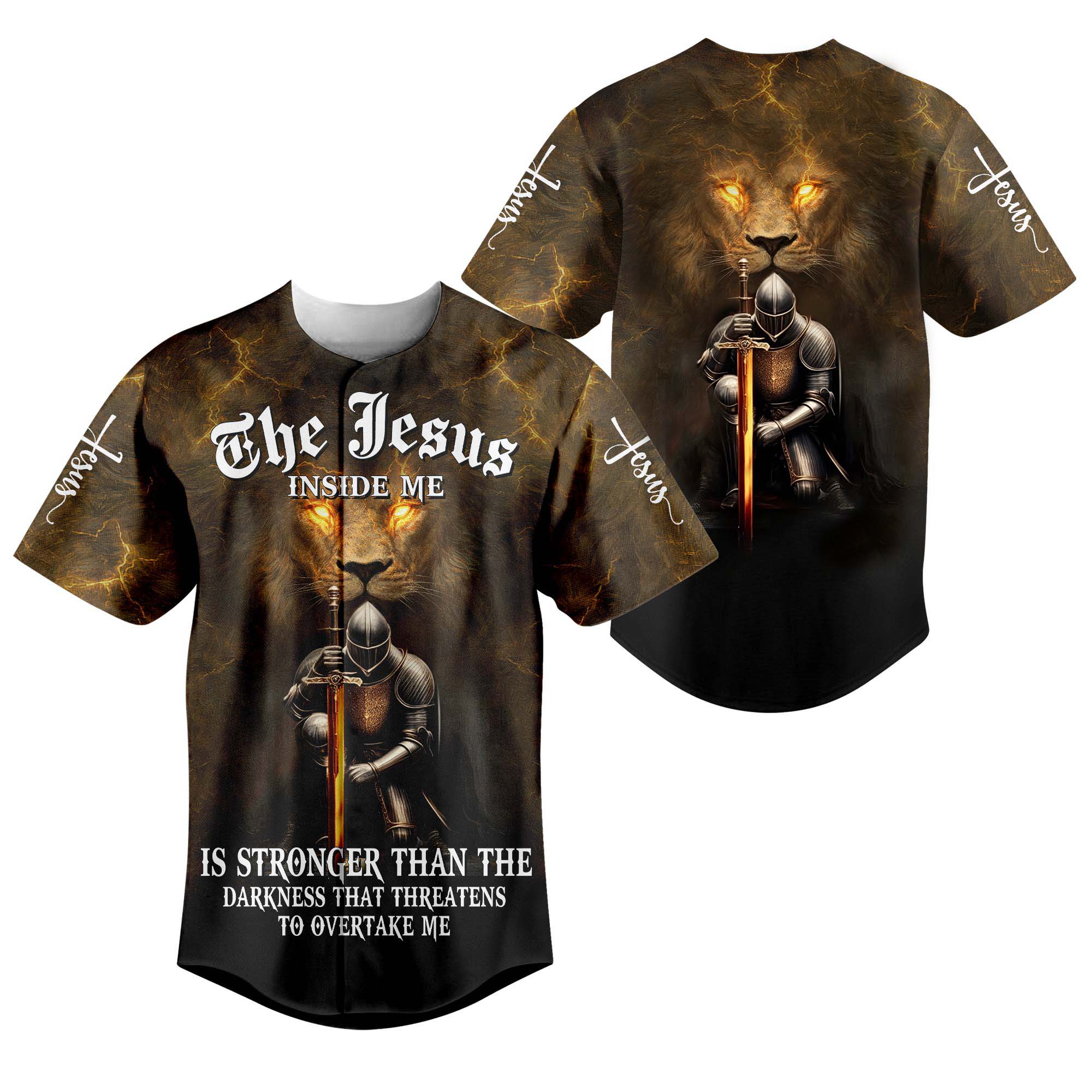 The Jesus Inside Me Baseball Jersey