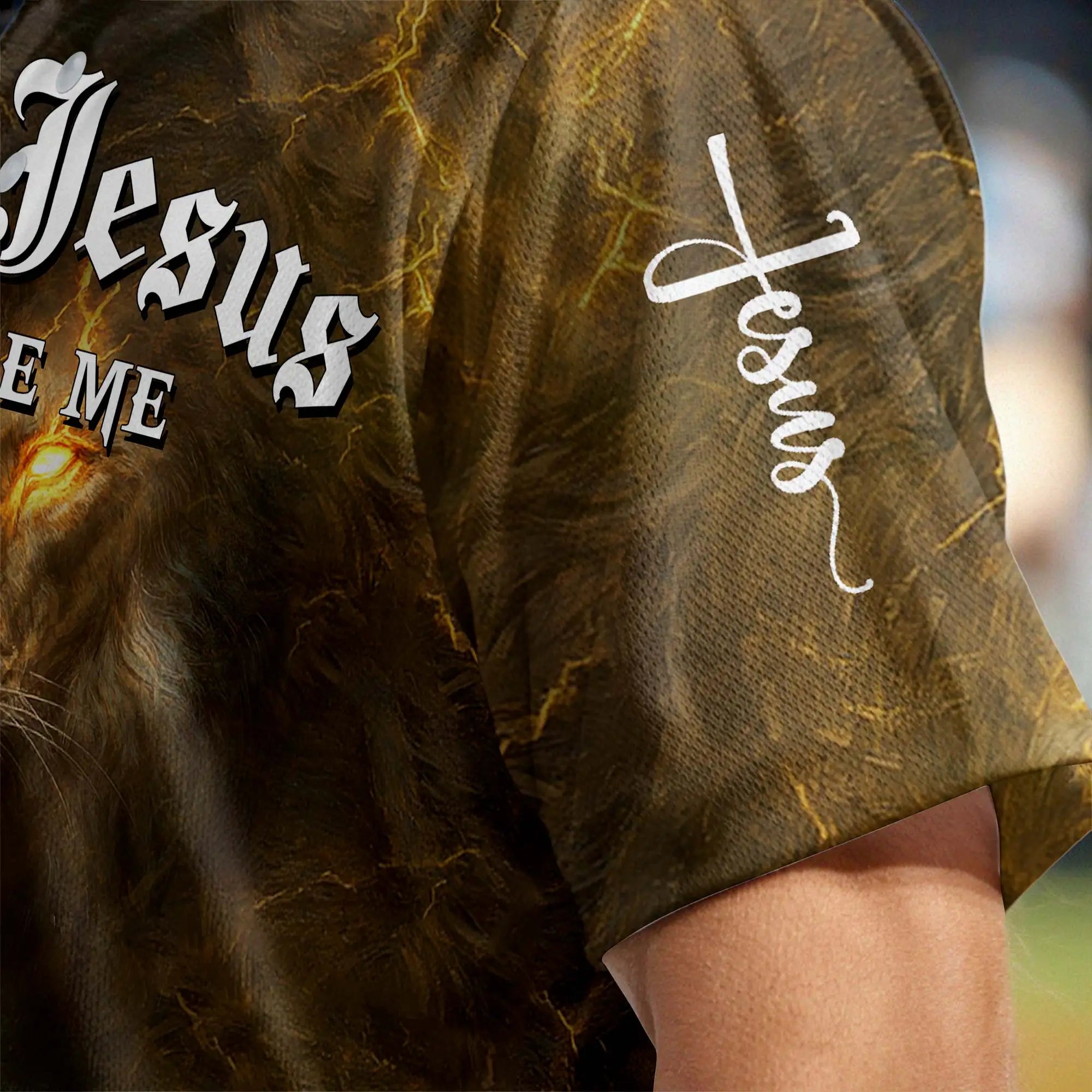 The Jesus Inside Me Custom Name Baseball Jersey