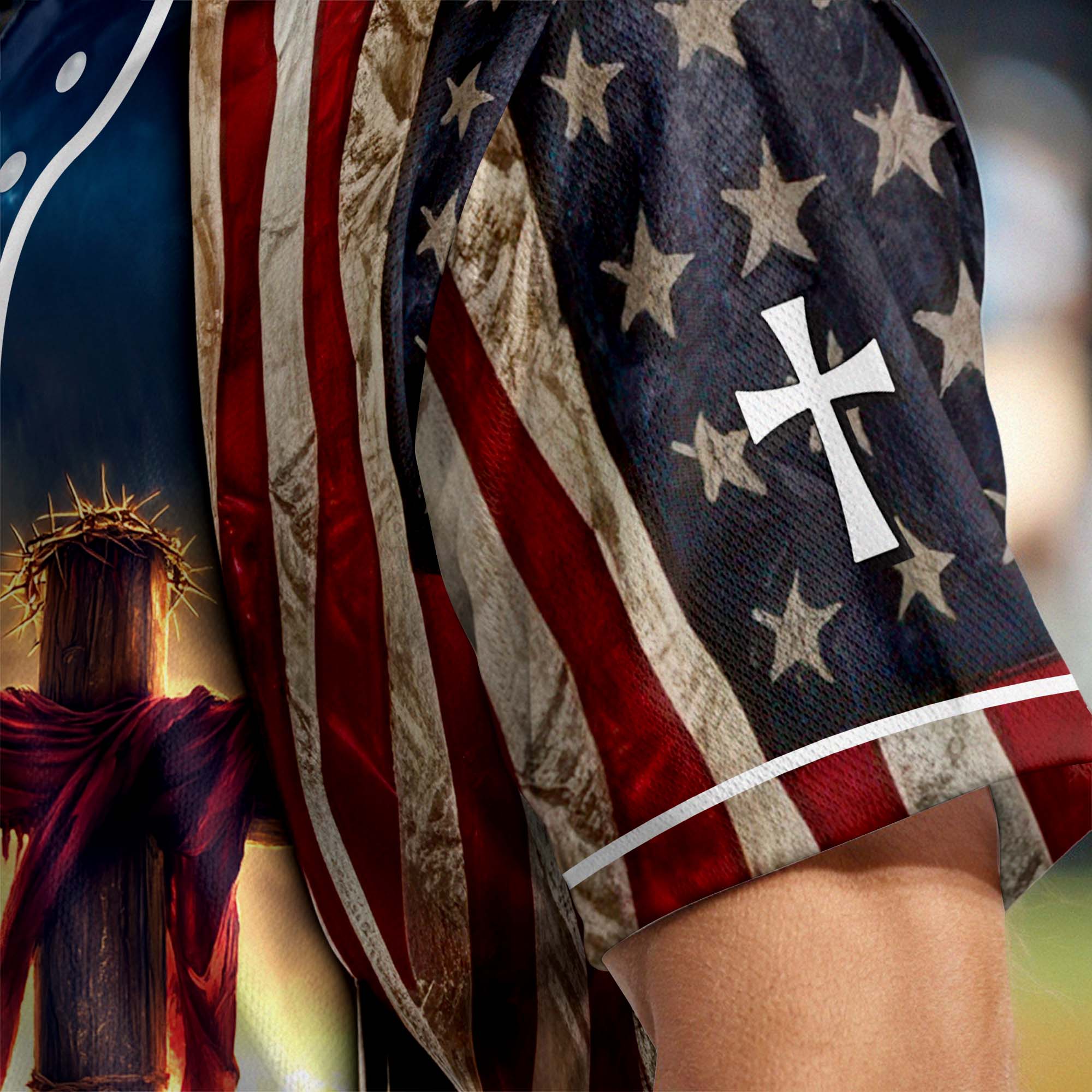 The Cross Is The Evidence Of God's Love For Us Custom Name Baseball Jersey