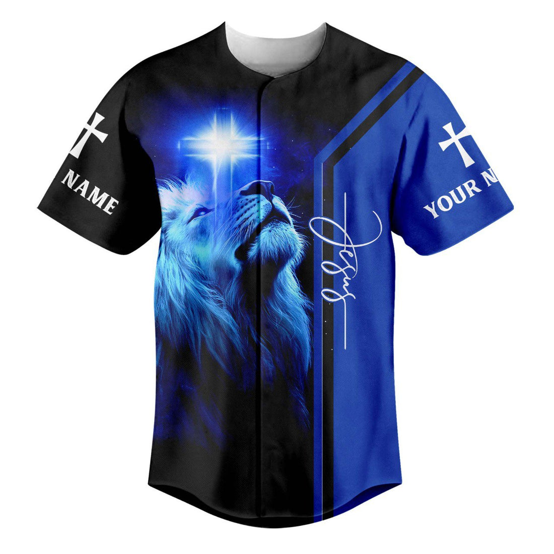 The Heavens Are Roaring The Praise of His Glory Custom Name Baseball Jersey