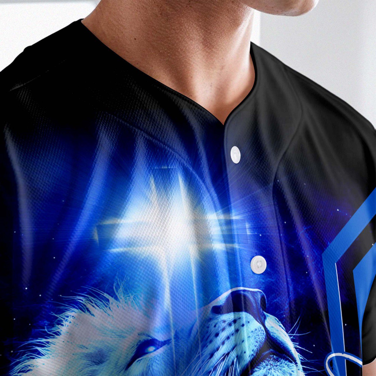 The Heavens Are Roaring The Praise of His Glory Custom Name Baseball Jersey