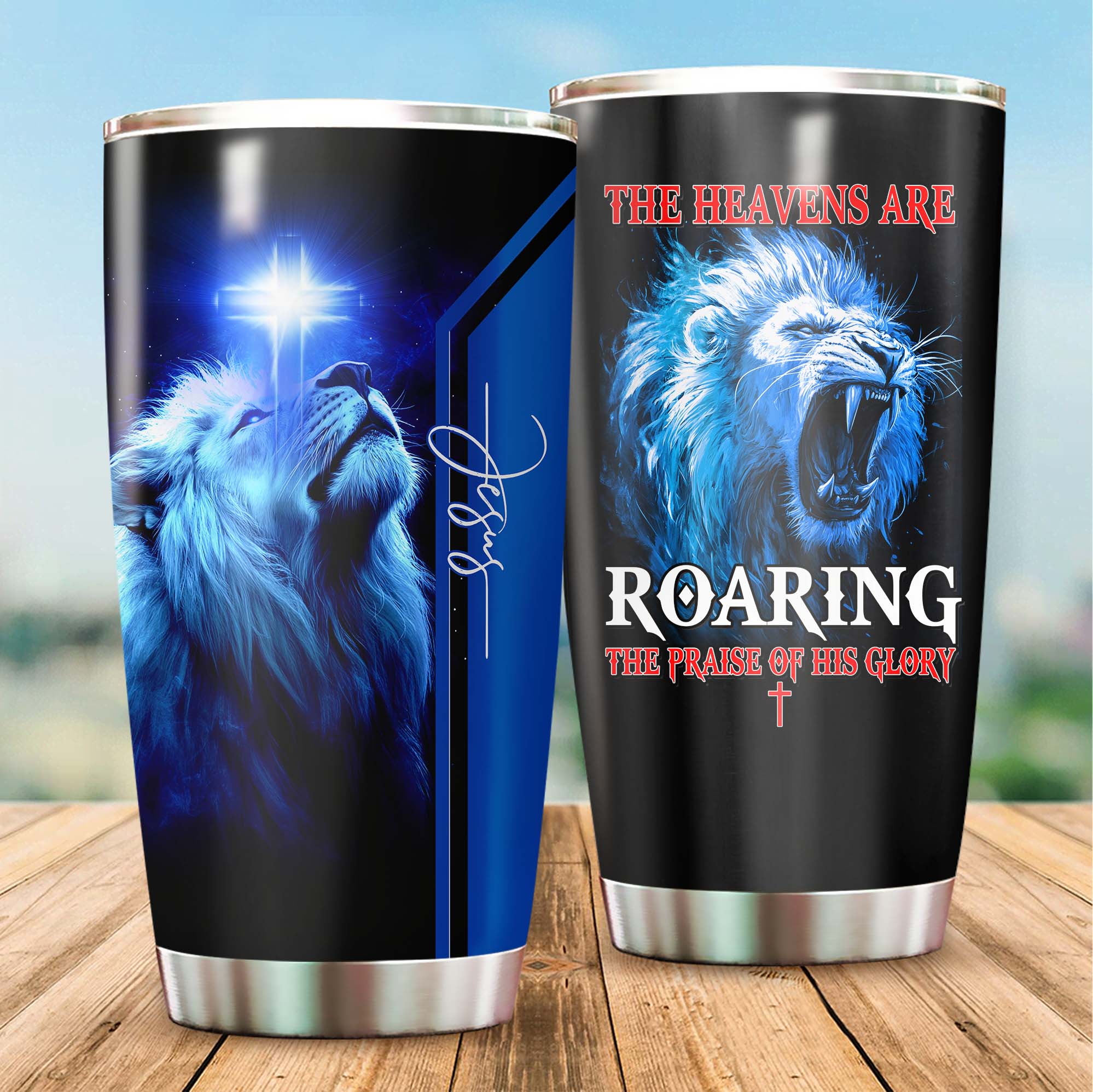 The Heavens Are Roaring The Praise of His Glory Tumbler