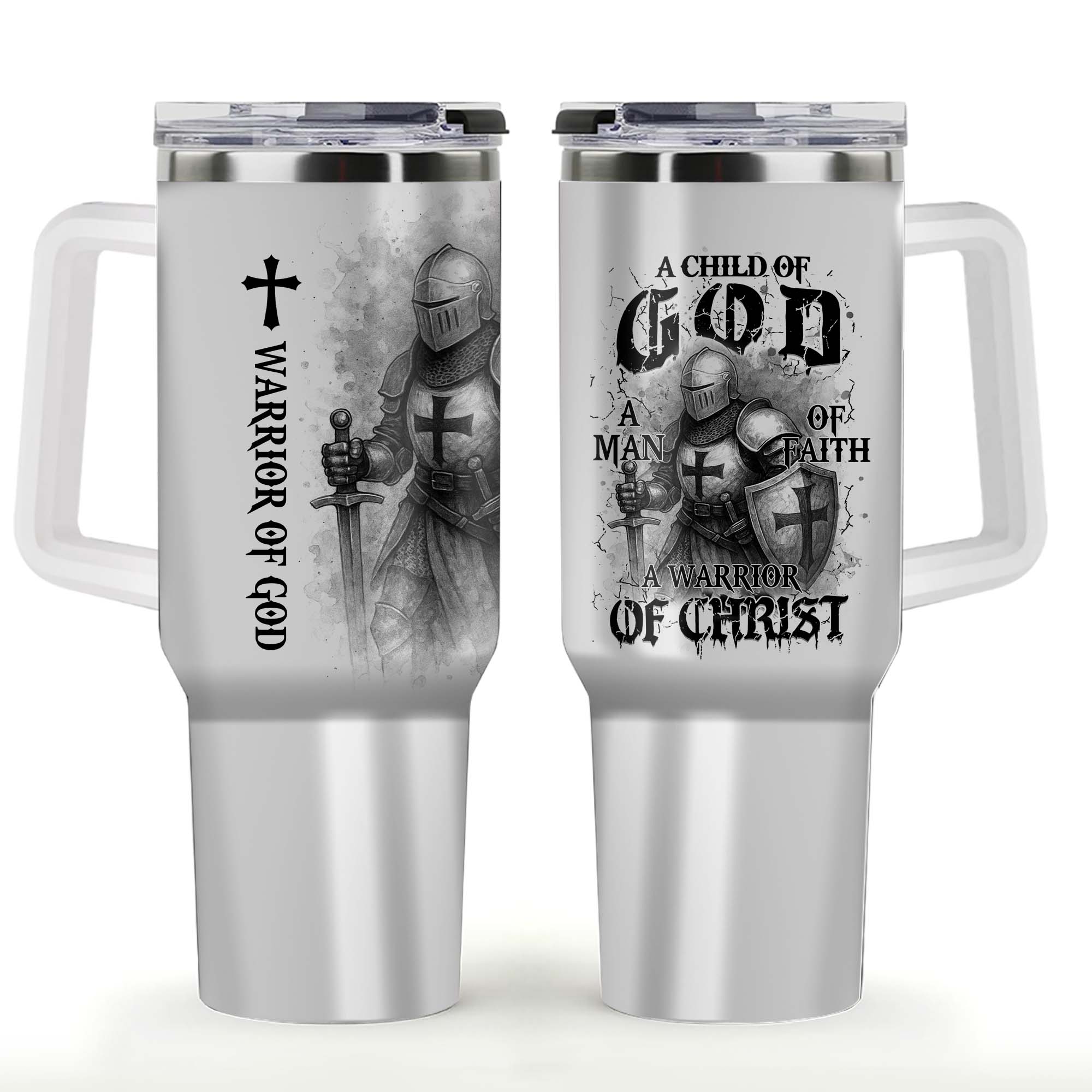 A Warrior Of Christ Tumbler