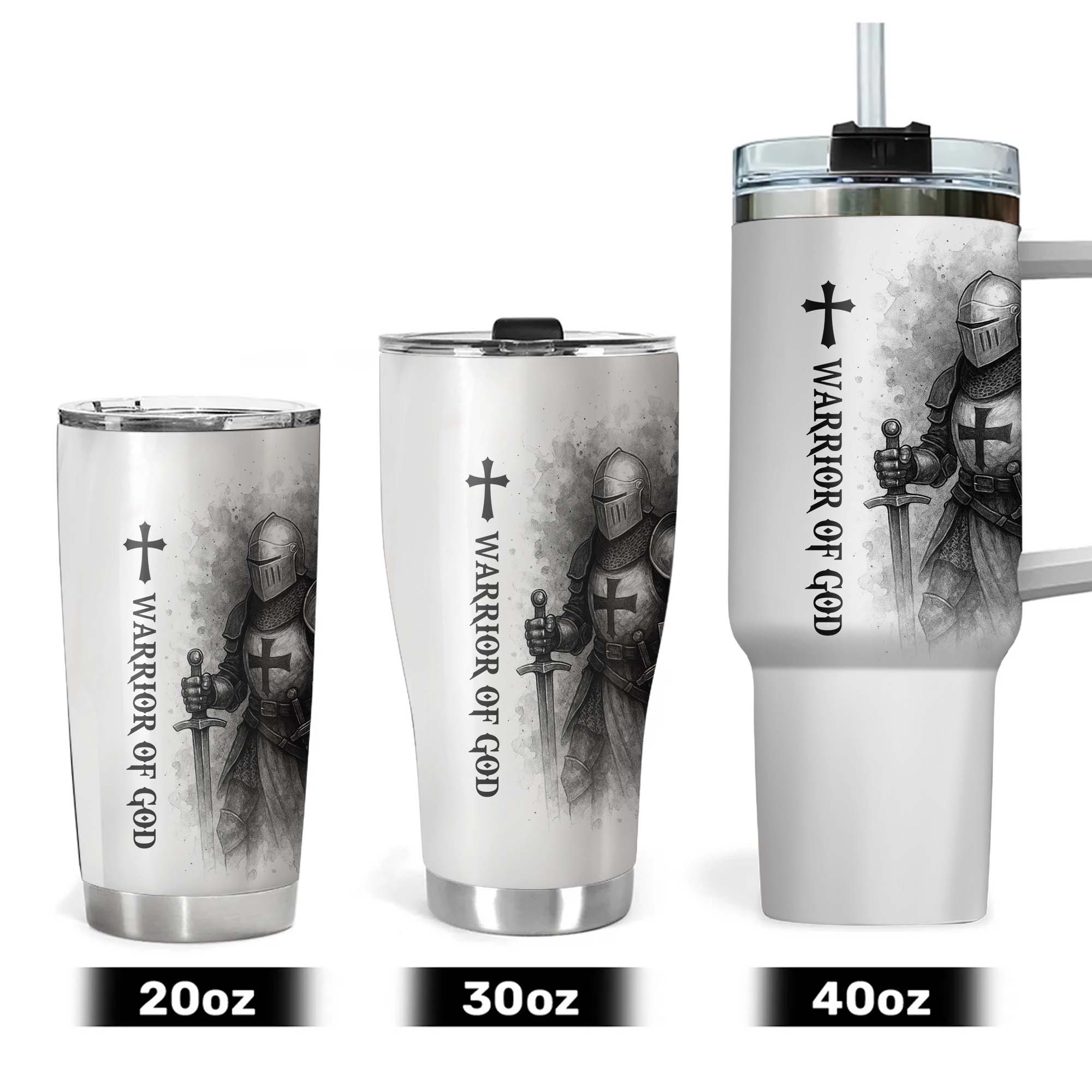 A Warrior Of Christ Tumbler
