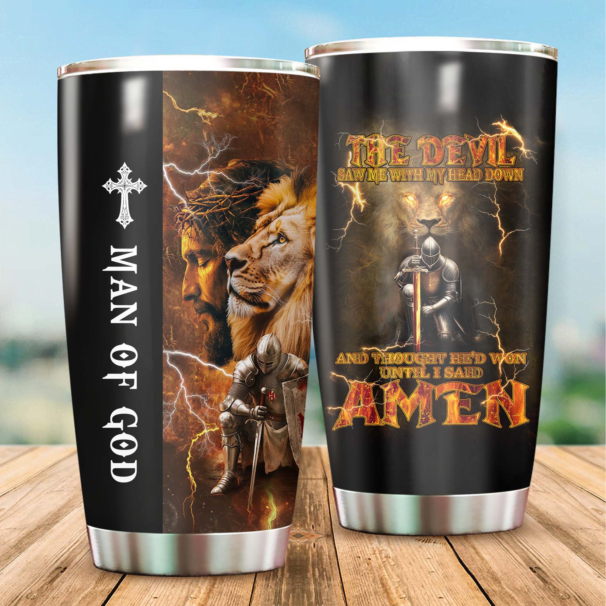 The Devil Saw Me With My Head Down Tumbler