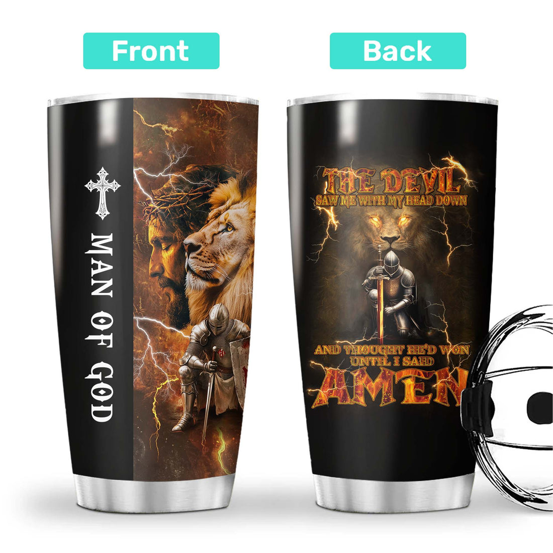 The Devil Saw Me With My Head Down Tumbler