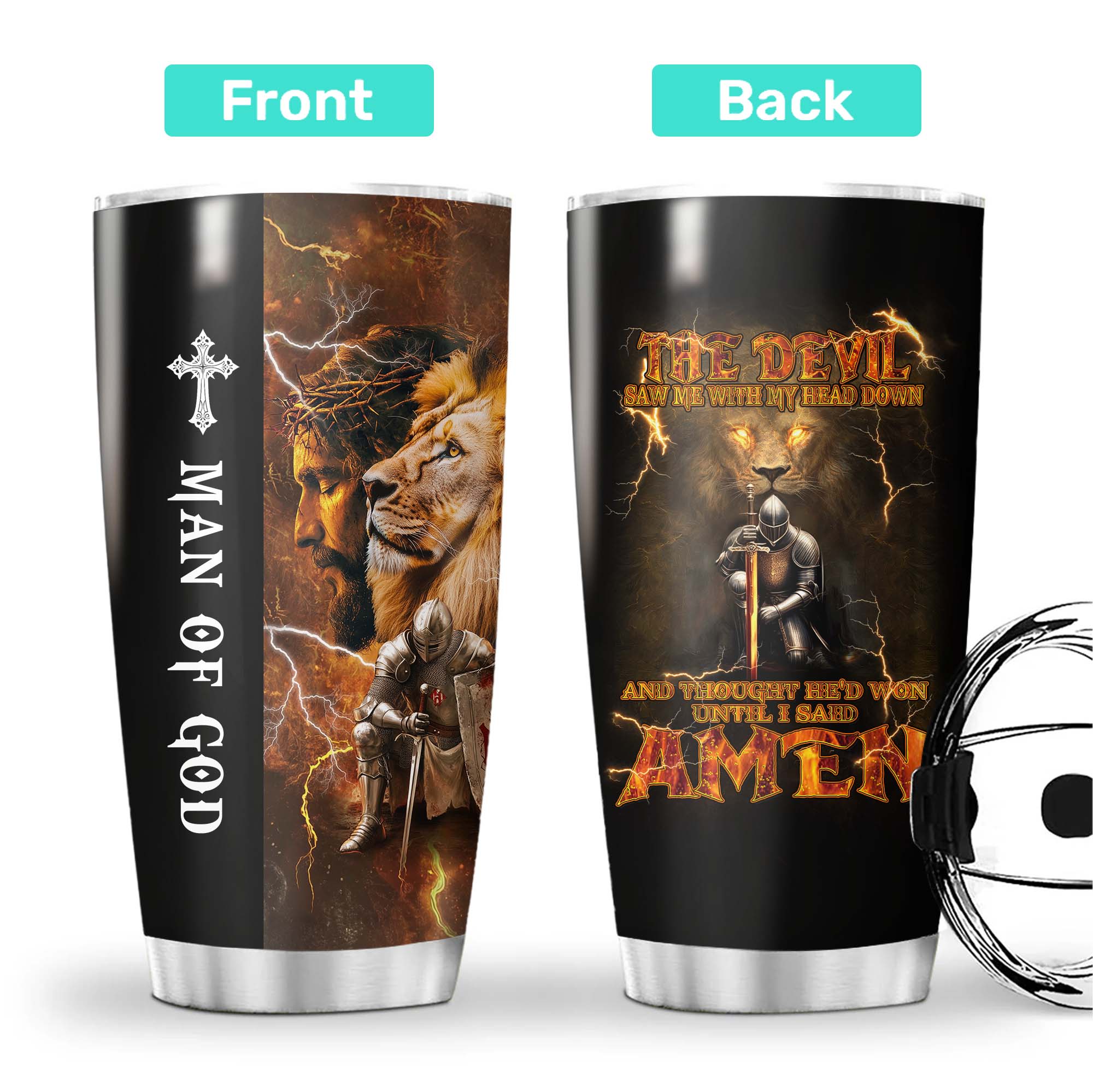 The Devil Saw Me With My Head Down Tumbler