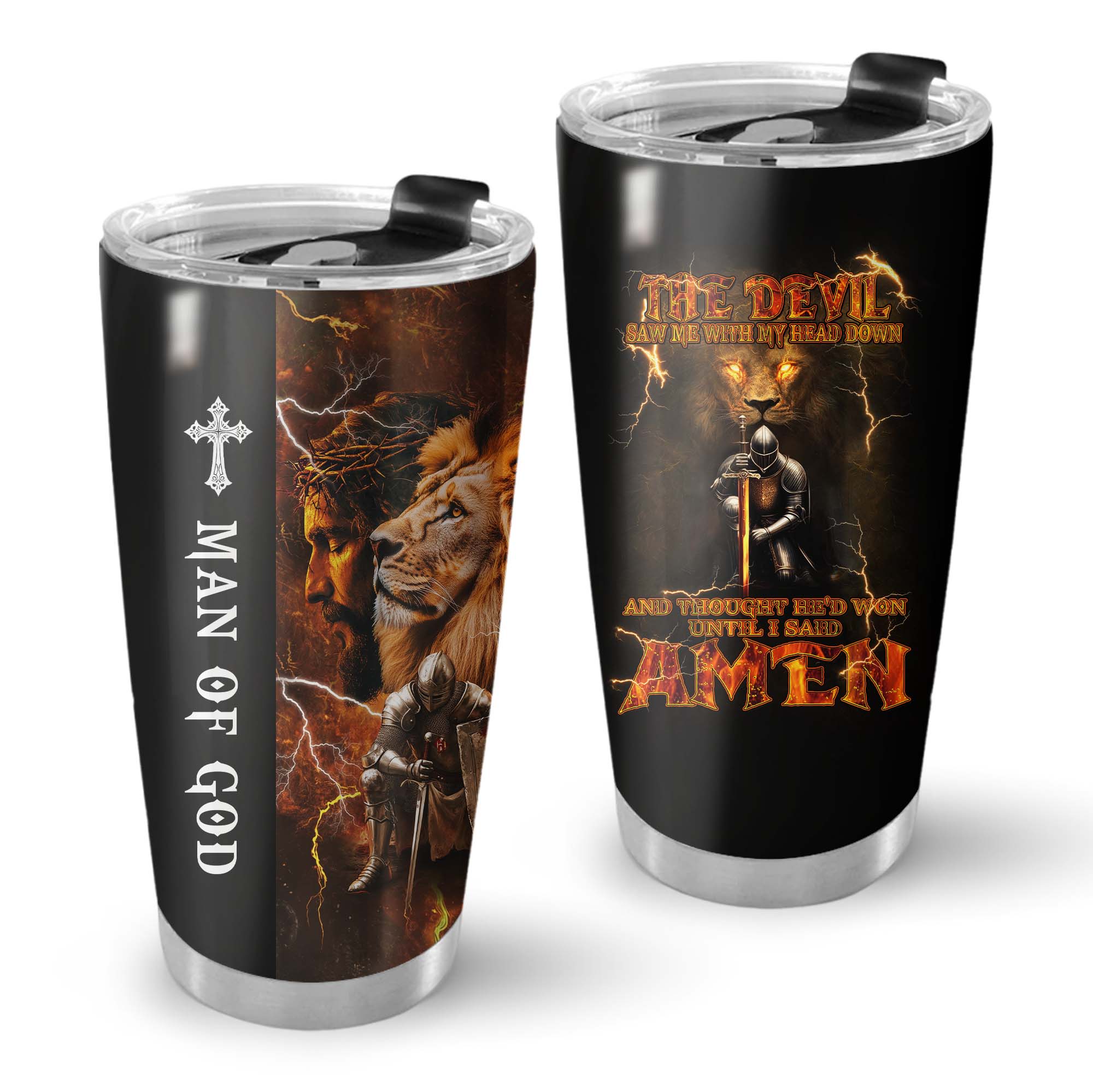 The Devil Saw Me With My Head Down Tumbler
