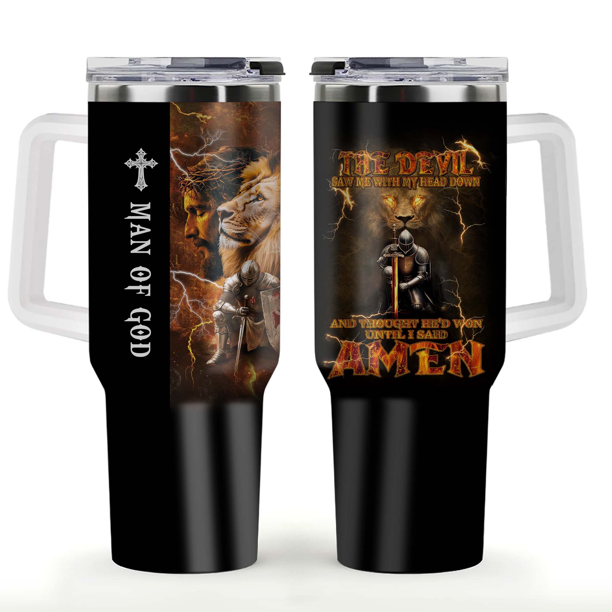 The Devil Saw Me With My Head Down Tumbler