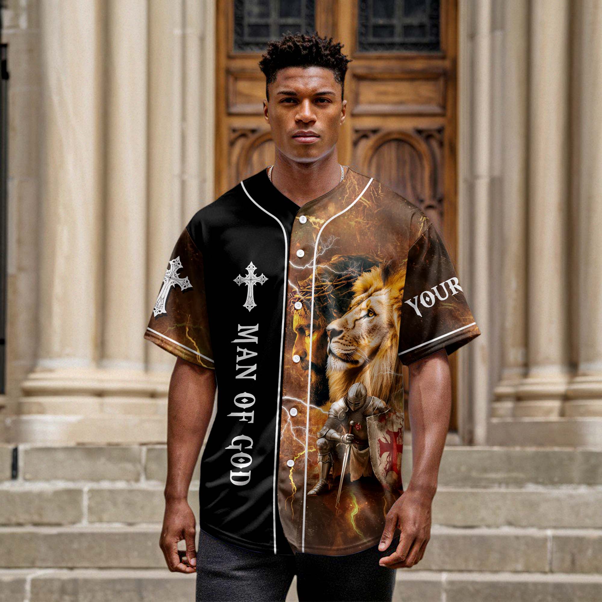 The Devil Saw Me With My Head Down Custom Name Baseball Jersey