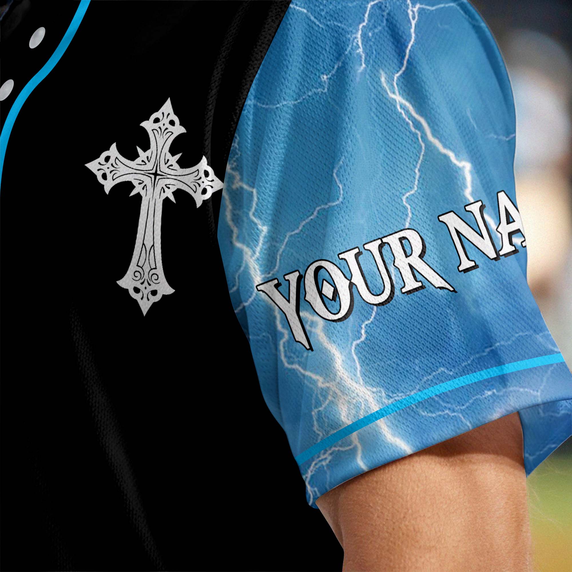 There Is Power In The Name Of Jesus To Break Every Chain Custom Name Baseball Jersey