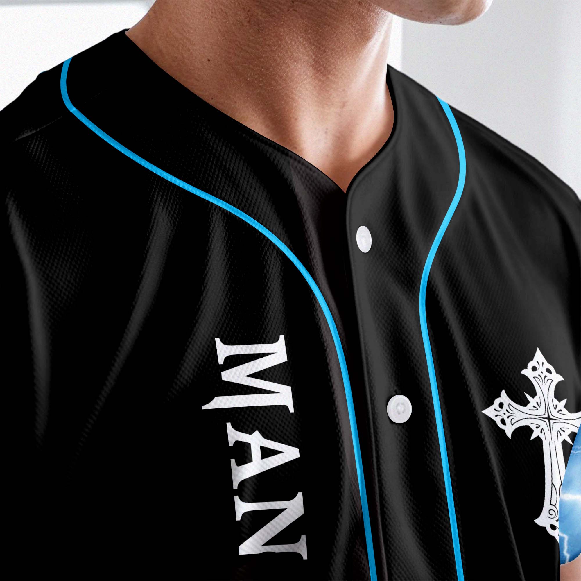 There Is Power In The Name Of Jesus To Break Every Chain Custom Name Baseball Jersey