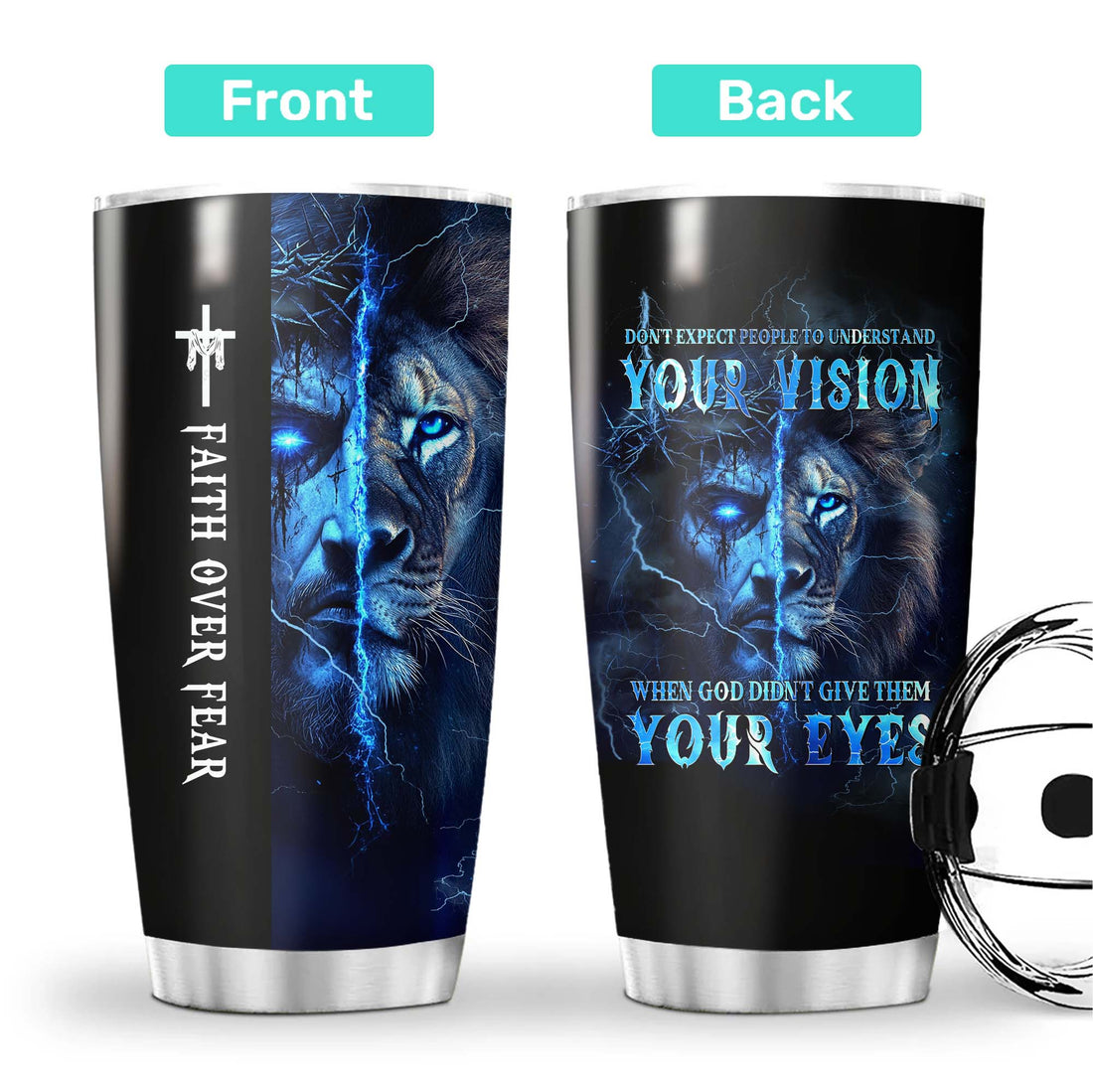 Don't Expect People To Understand Your Vision Lion Tumbler