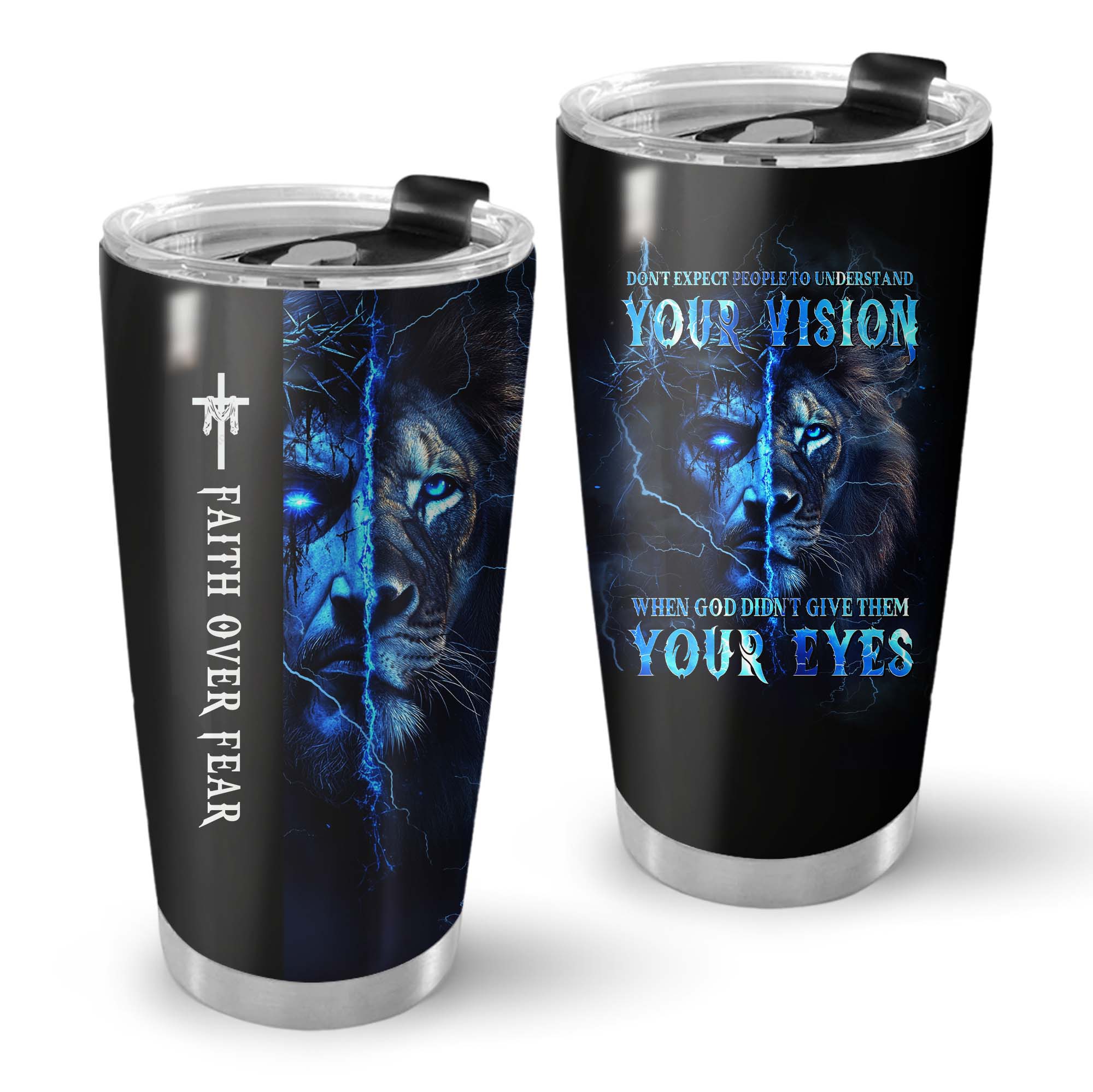 Don't Expect People To Understand Your Vision Lion Tumbler