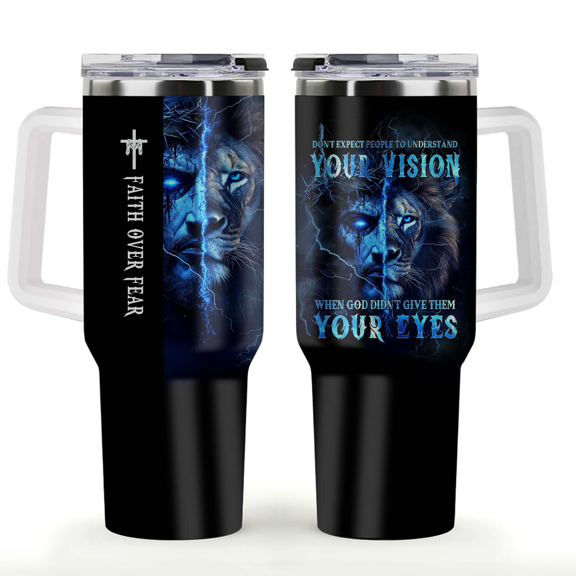 Don't Expect People To Understand Your Vision Lion Tumbler