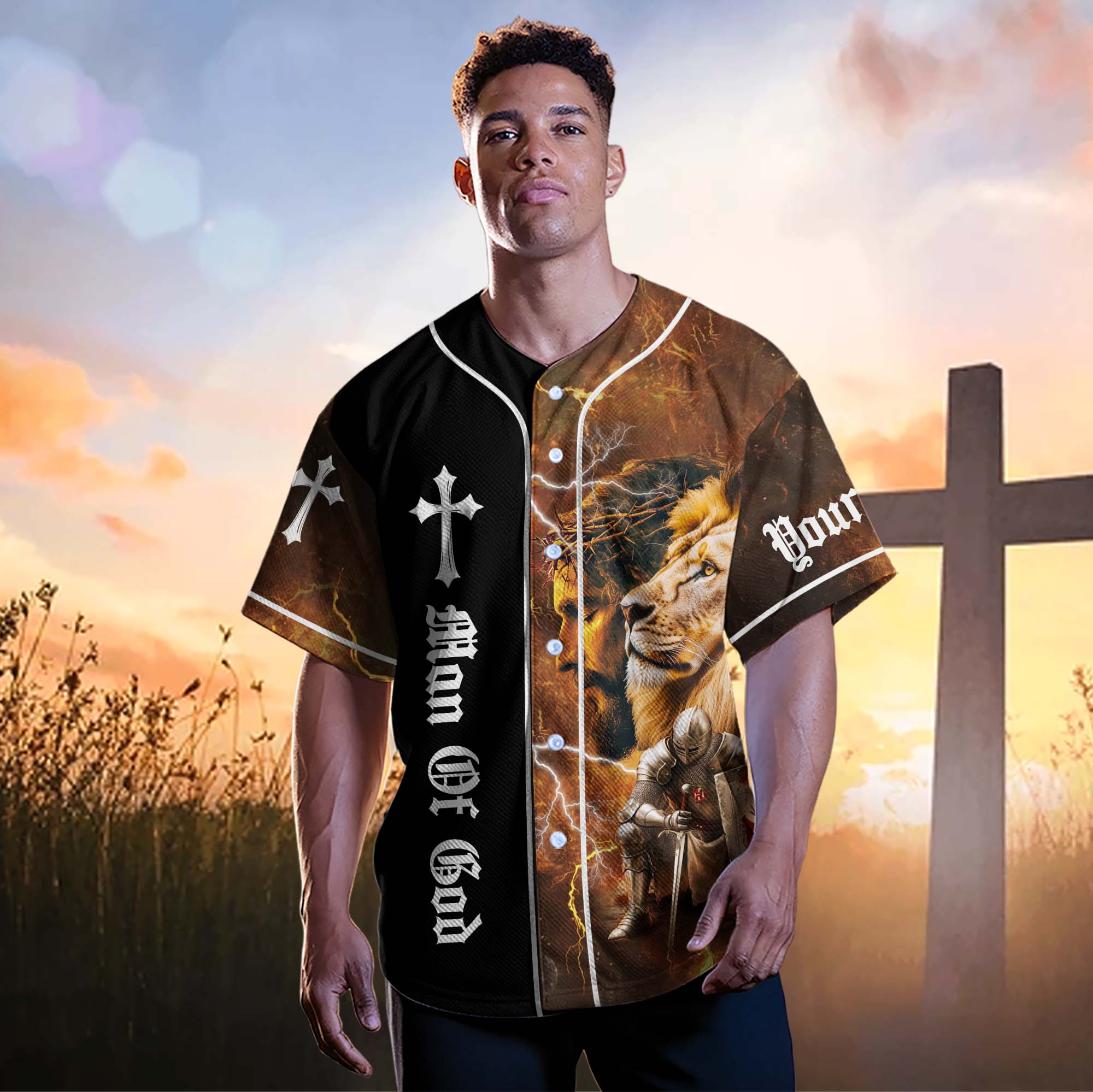The Man The Son Custom Name Baseball Jersey
