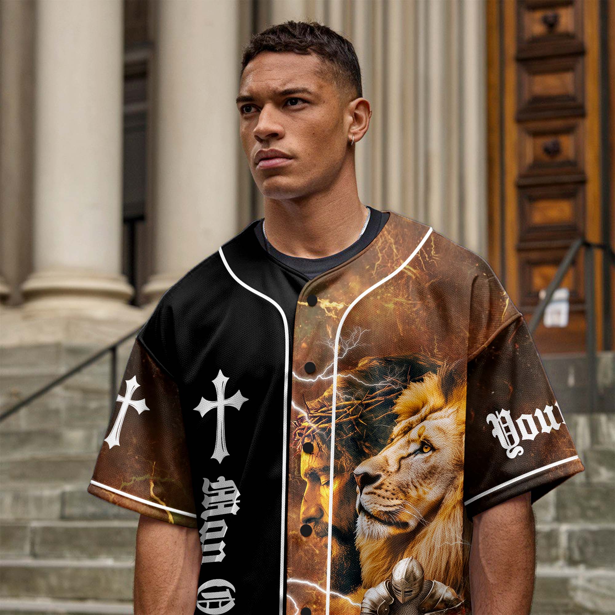 The Man The Son Custom Name Baseball Jersey