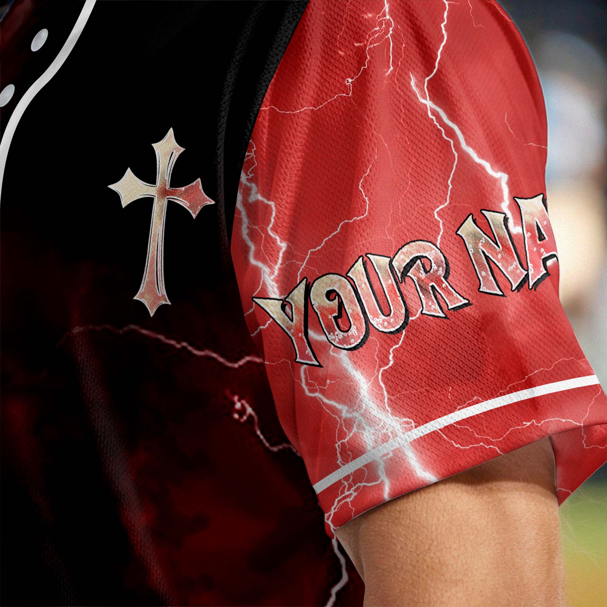 The Devil Saw Me With My Head Down Custom Name Baseball Jersey