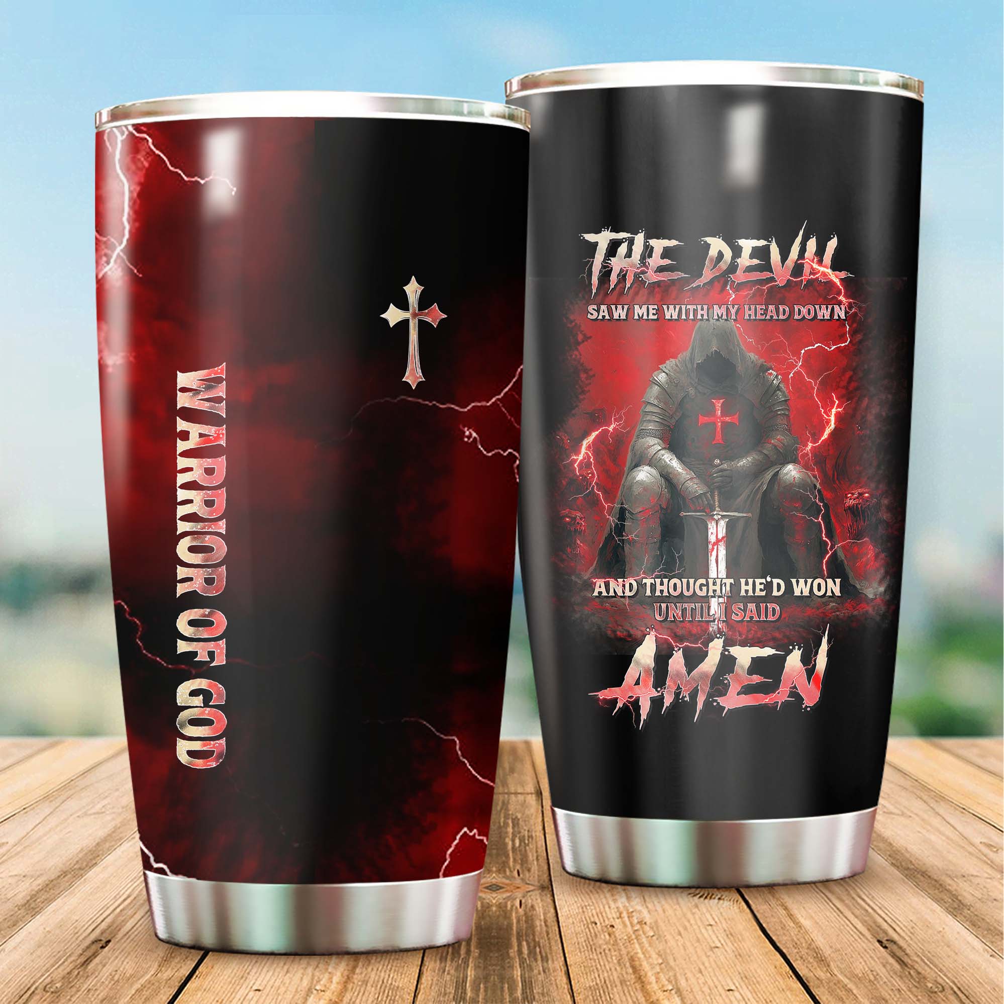 The Devil Saw Me With My Head Down Tumbler