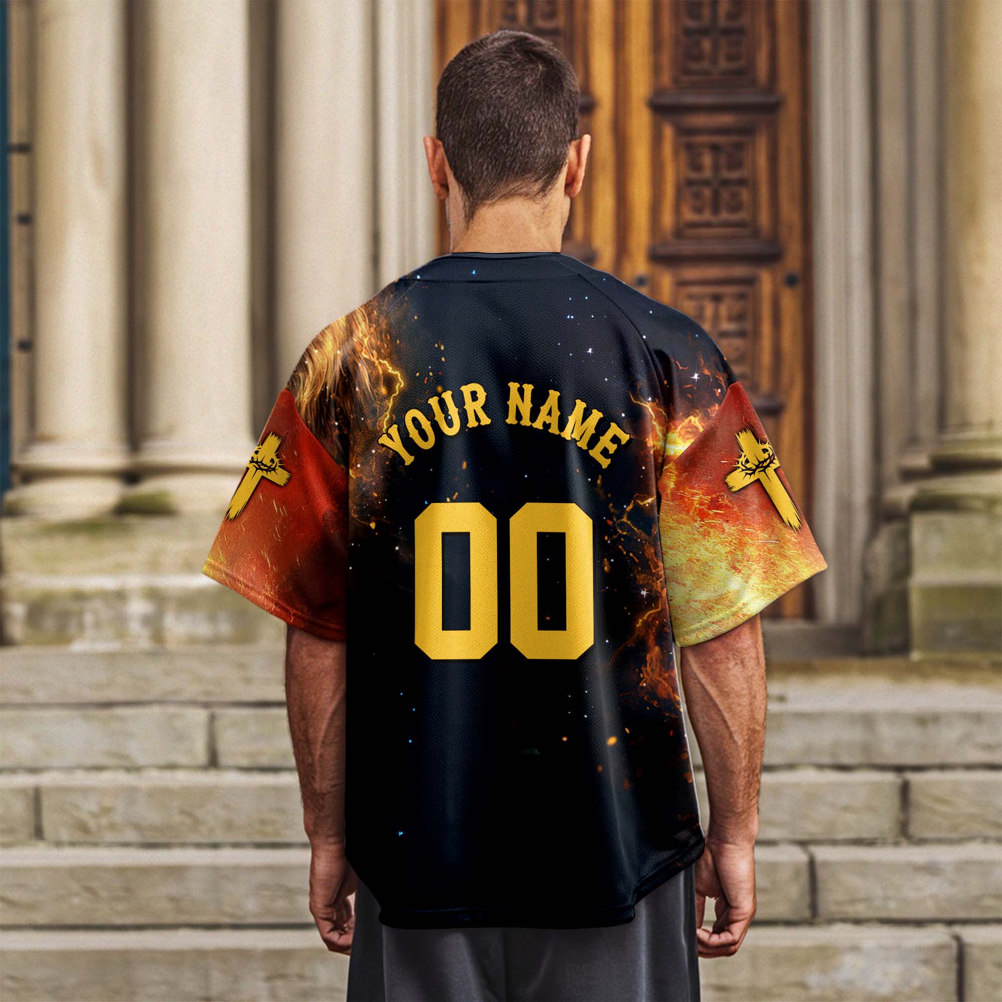 Man Of God Baseball Jersey