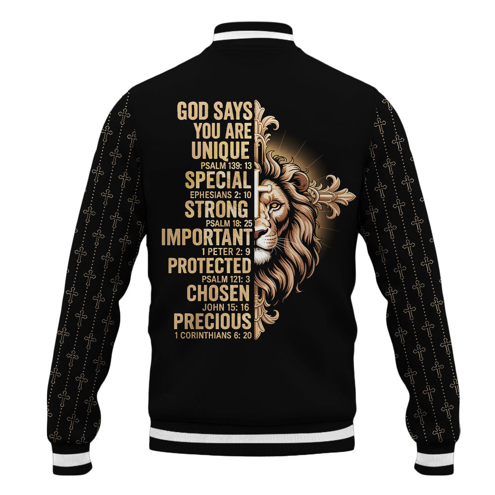 "Lion’s Creed" Baseball Jacket