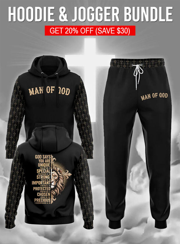 "Lion’s Creed" Hoodie & Jogger Set