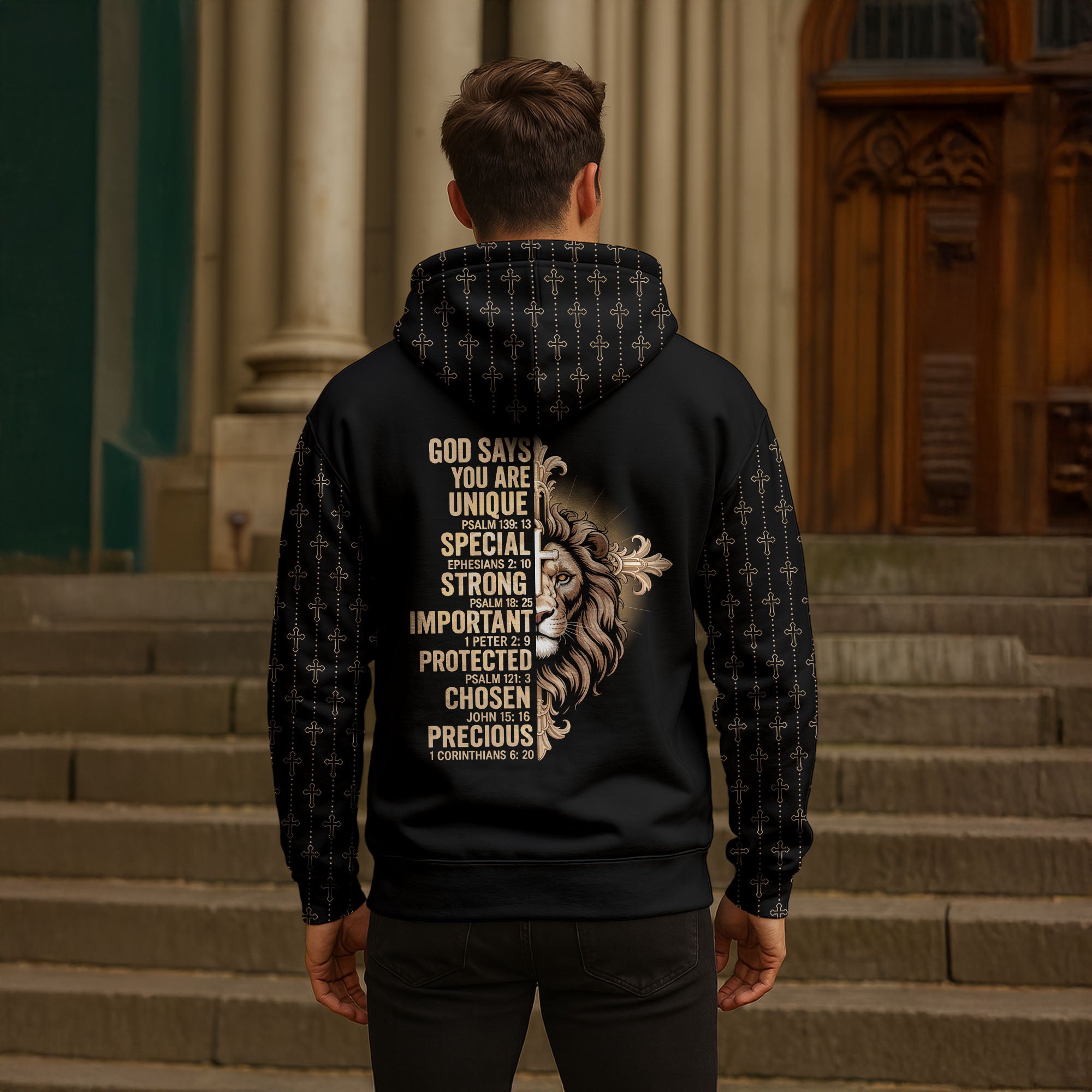"Lion’s Creed" Hoodie & Jogger Set