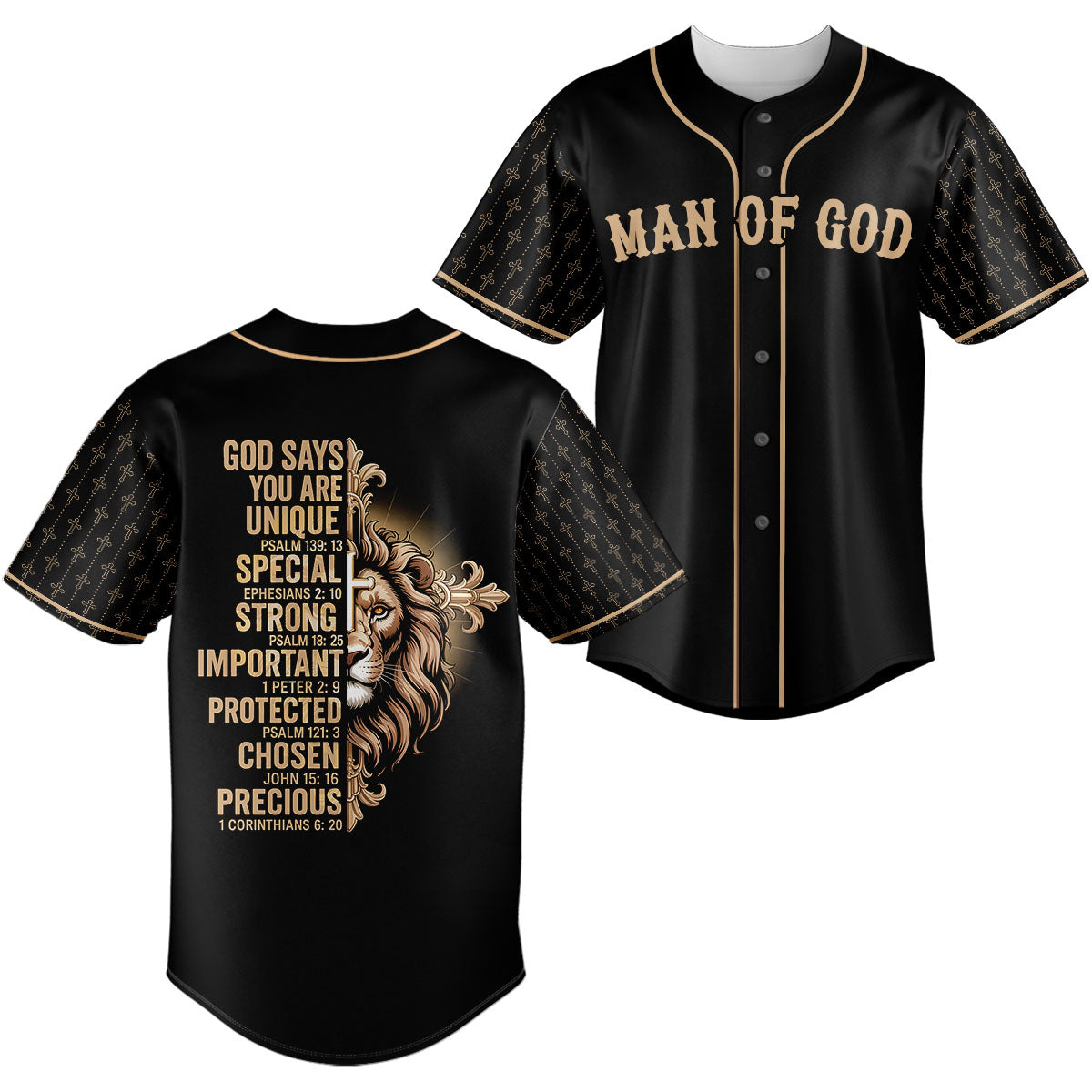"Lion’s Creed" Baseball Jersey