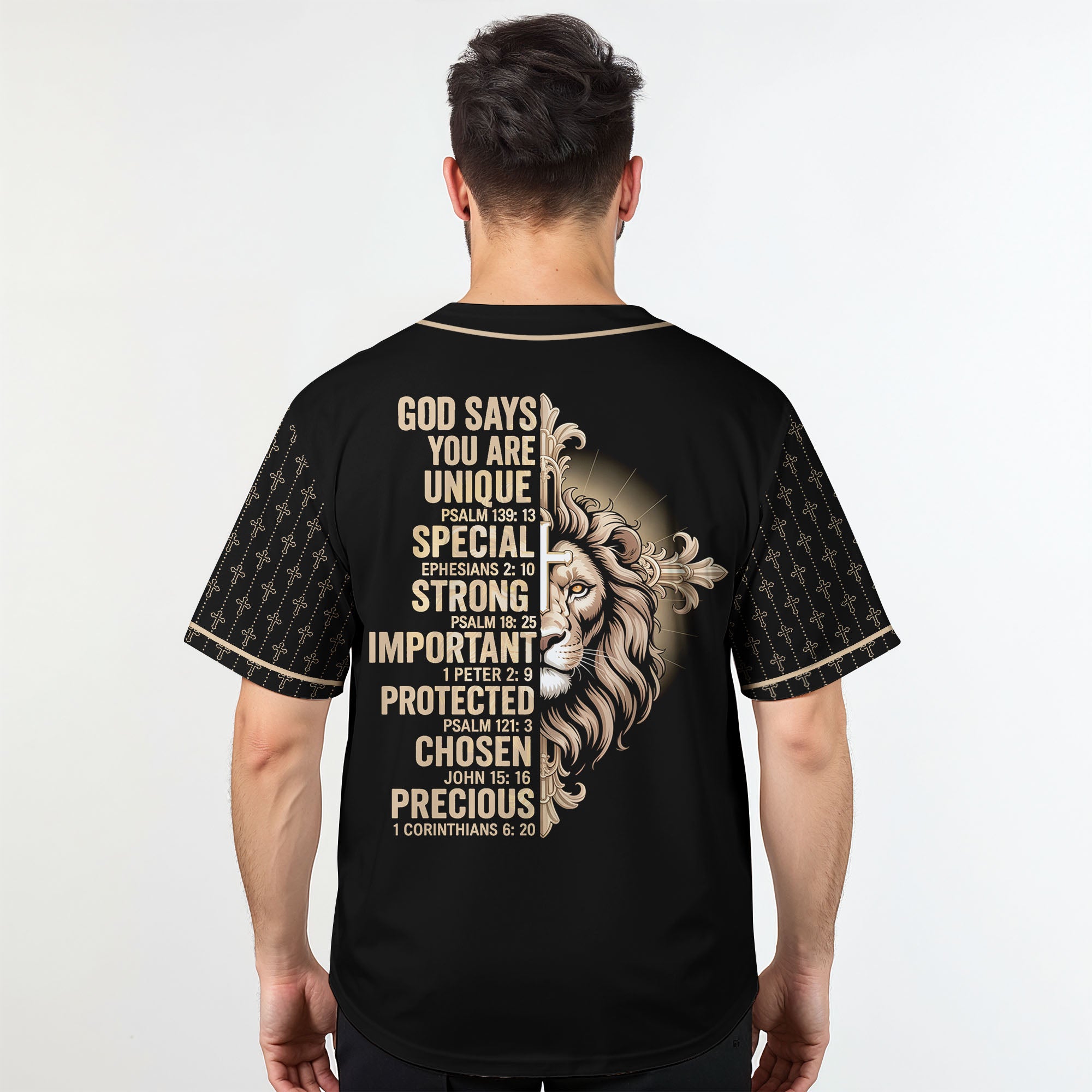 "Lion’s Creed" Baseball Jersey & Hat Bundle