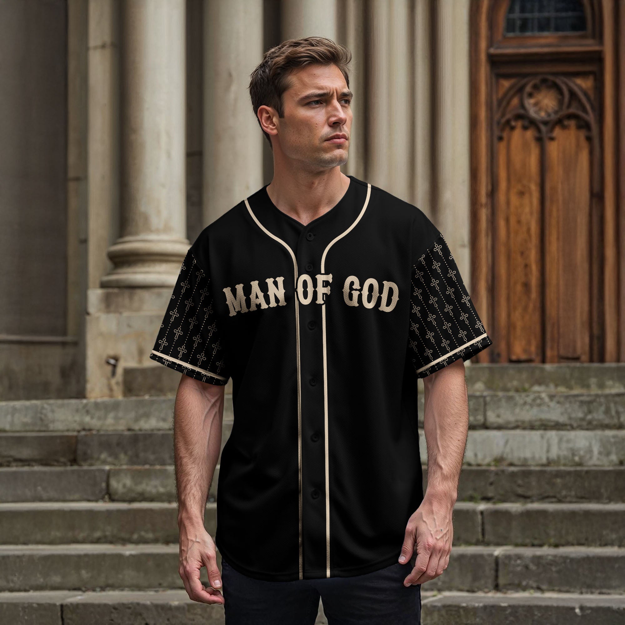 "Lion’s Creed" Baseball Jersey & Hat Bundle