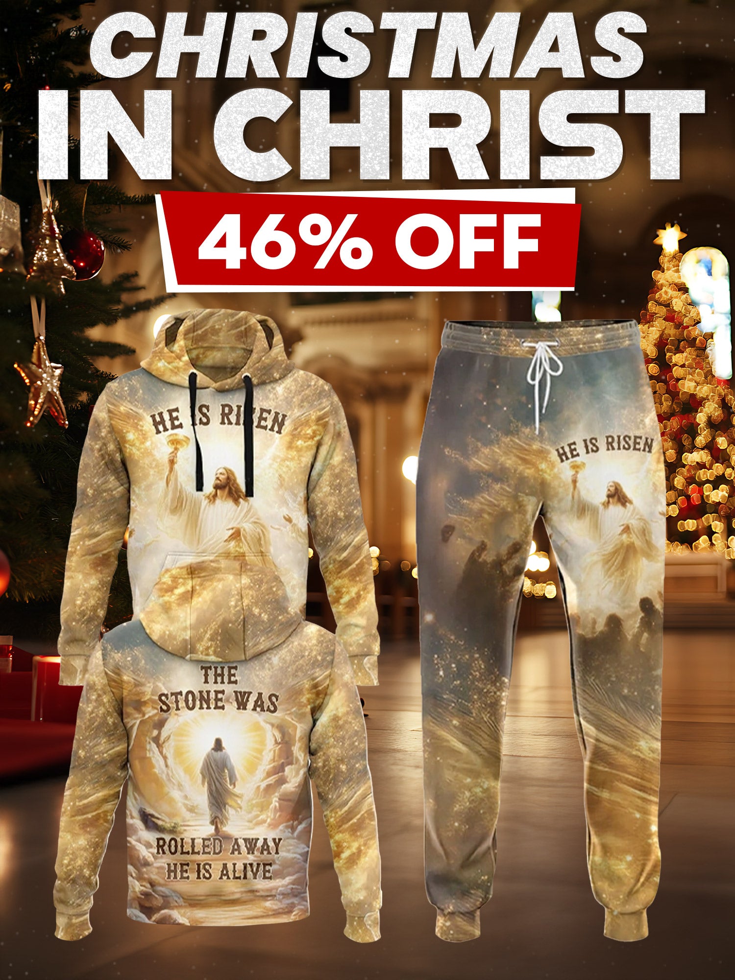 “Risen” Hoodie & Jogger Set