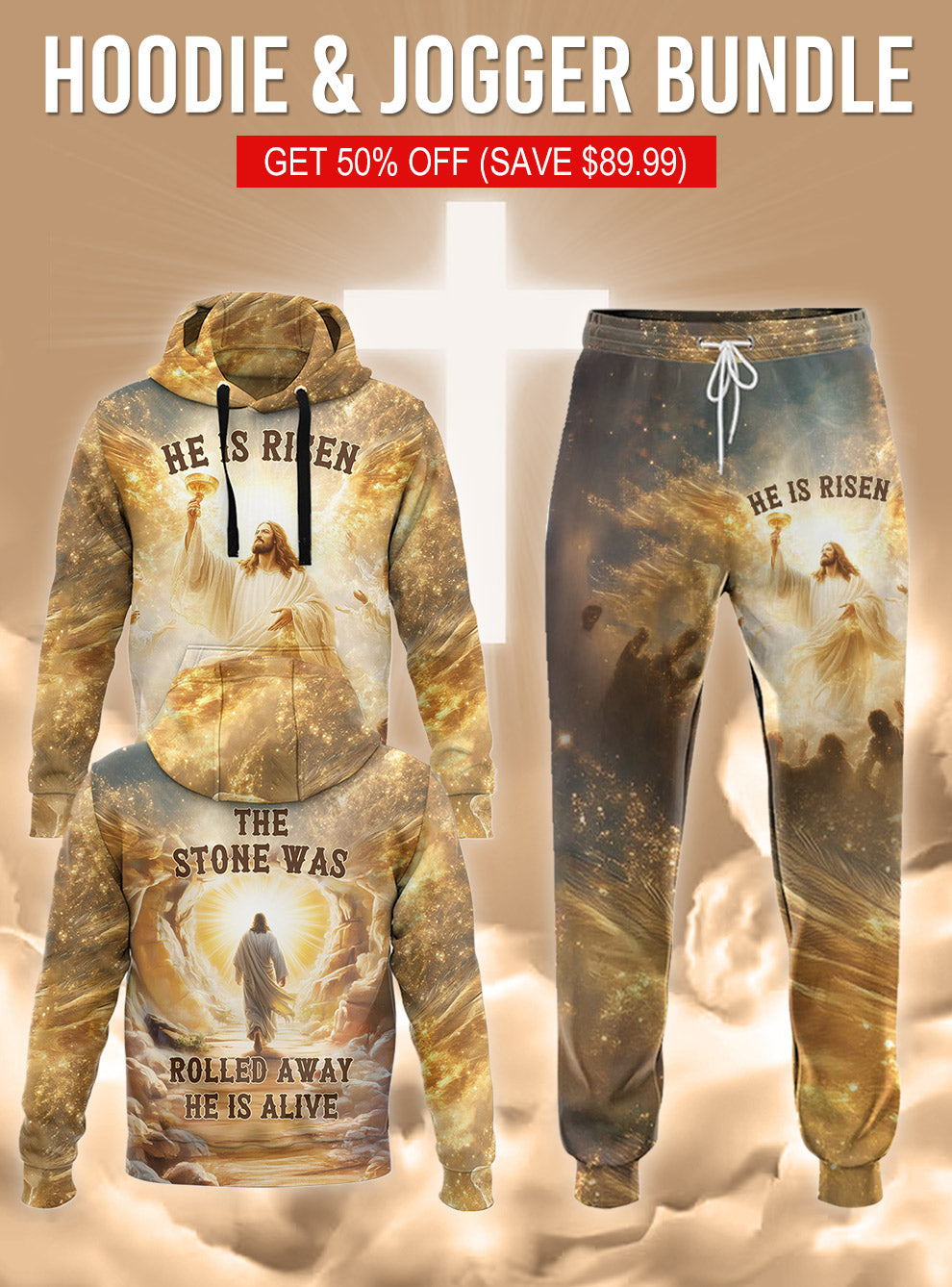 “Risen” Hoodie & Jogger Set