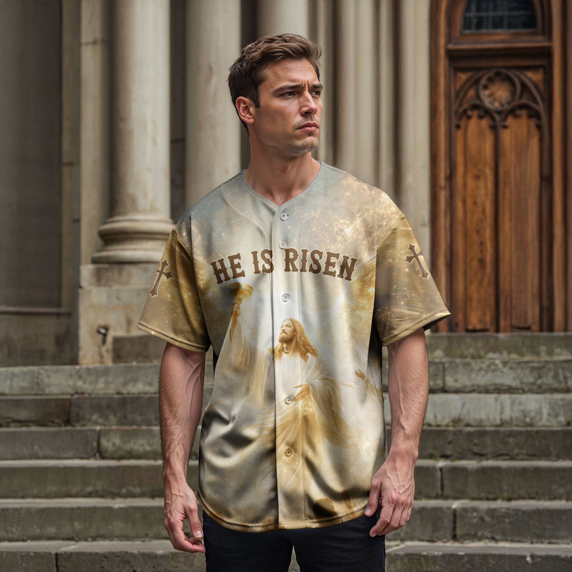 “Risen” Baseball Jersey