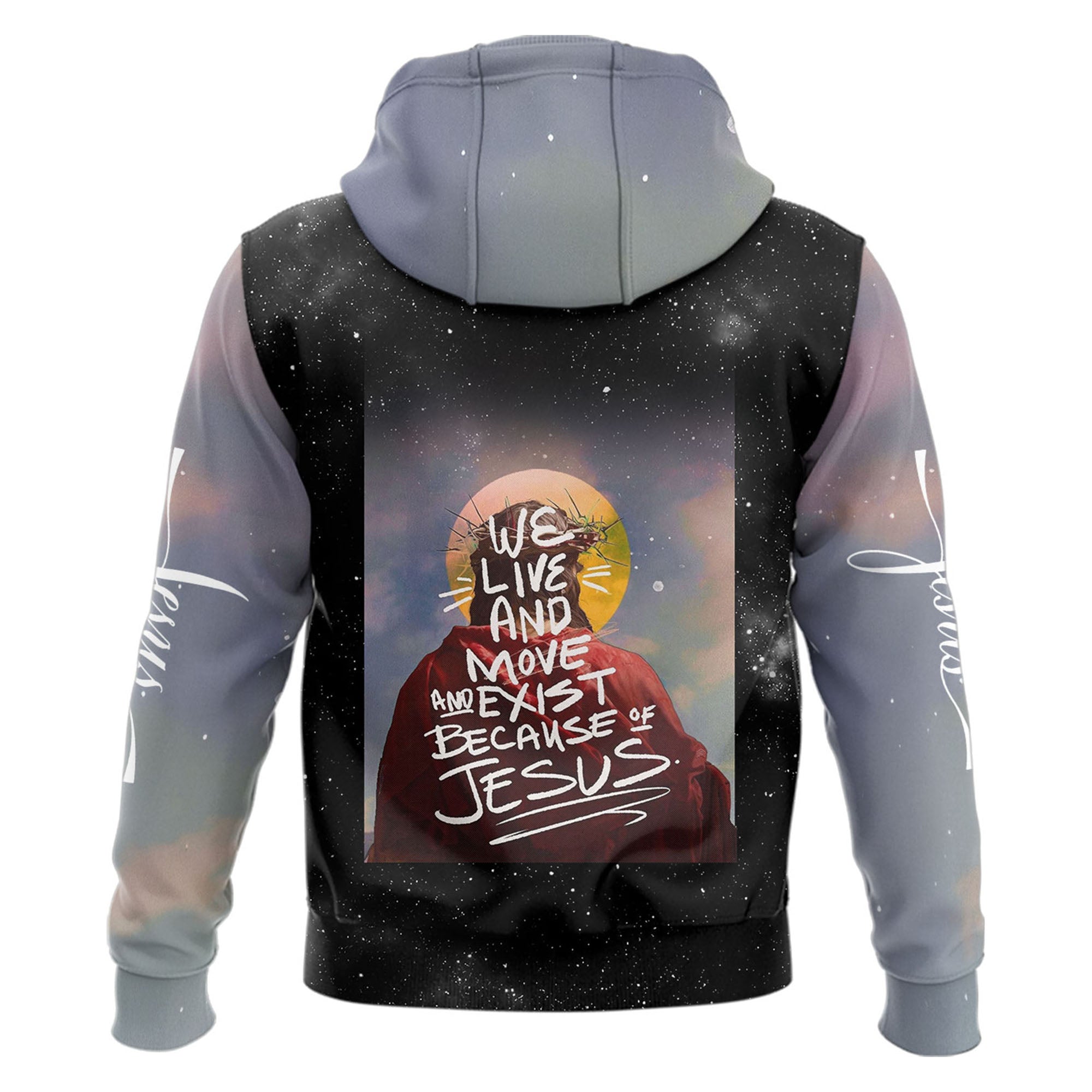 Because Of Jesus Hoodie