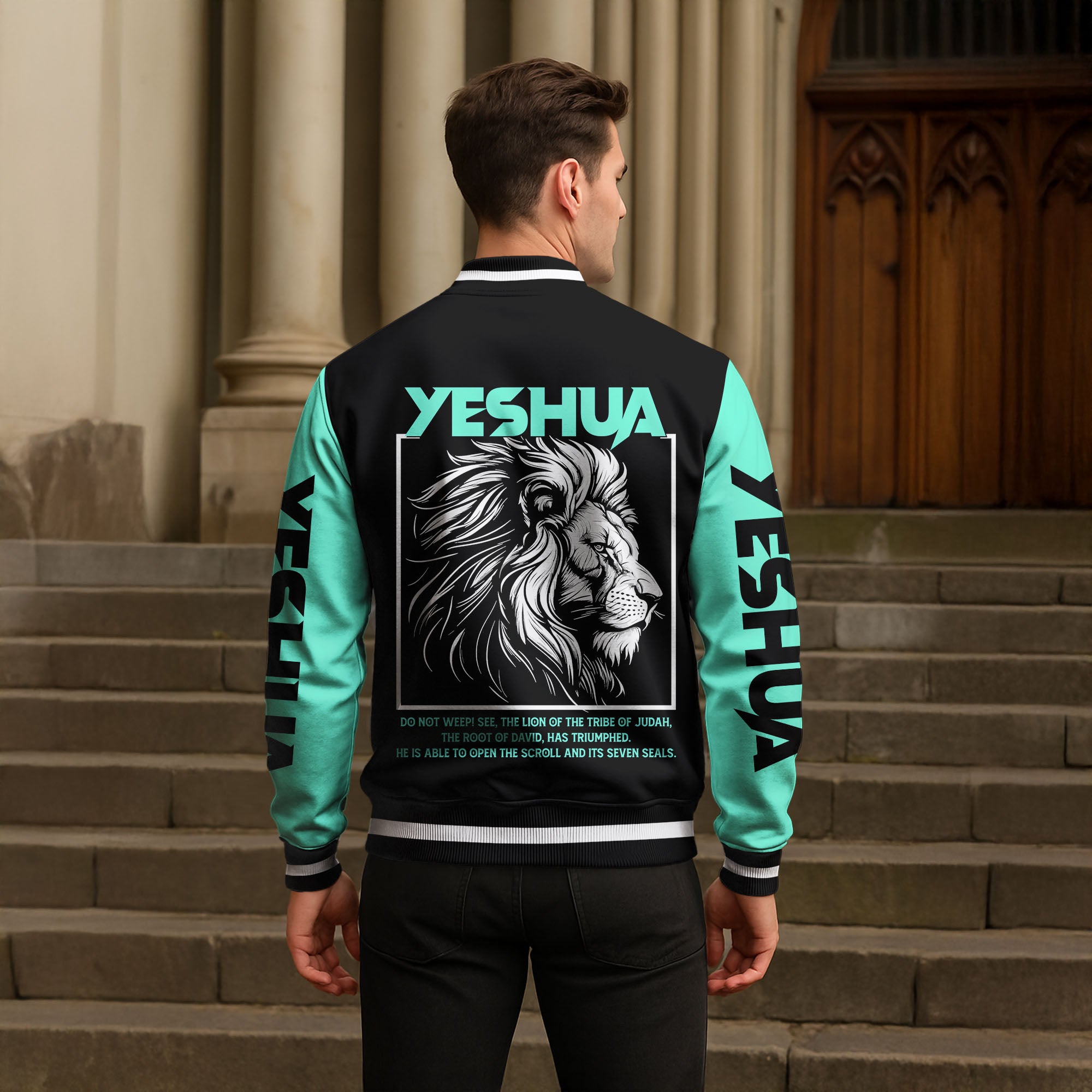 YESHUA Christian Baseball Jacket