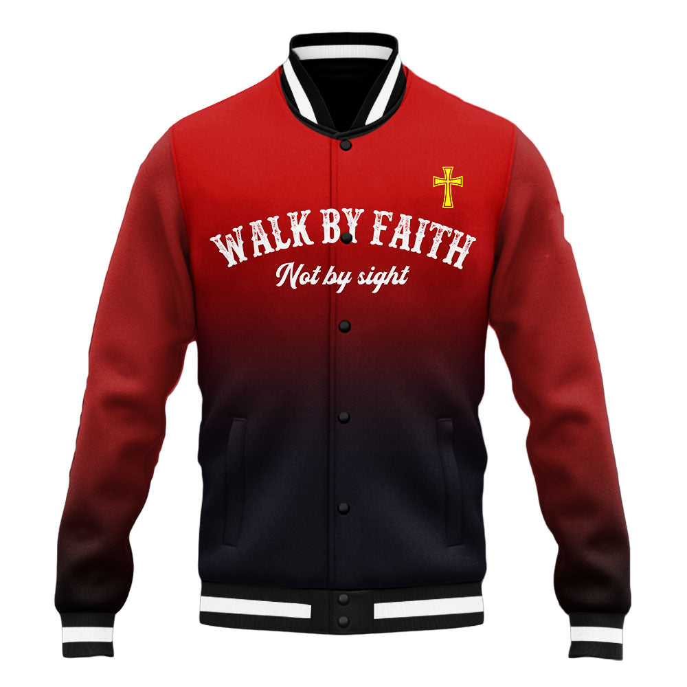 "Faithwalk" Baseball Jacket