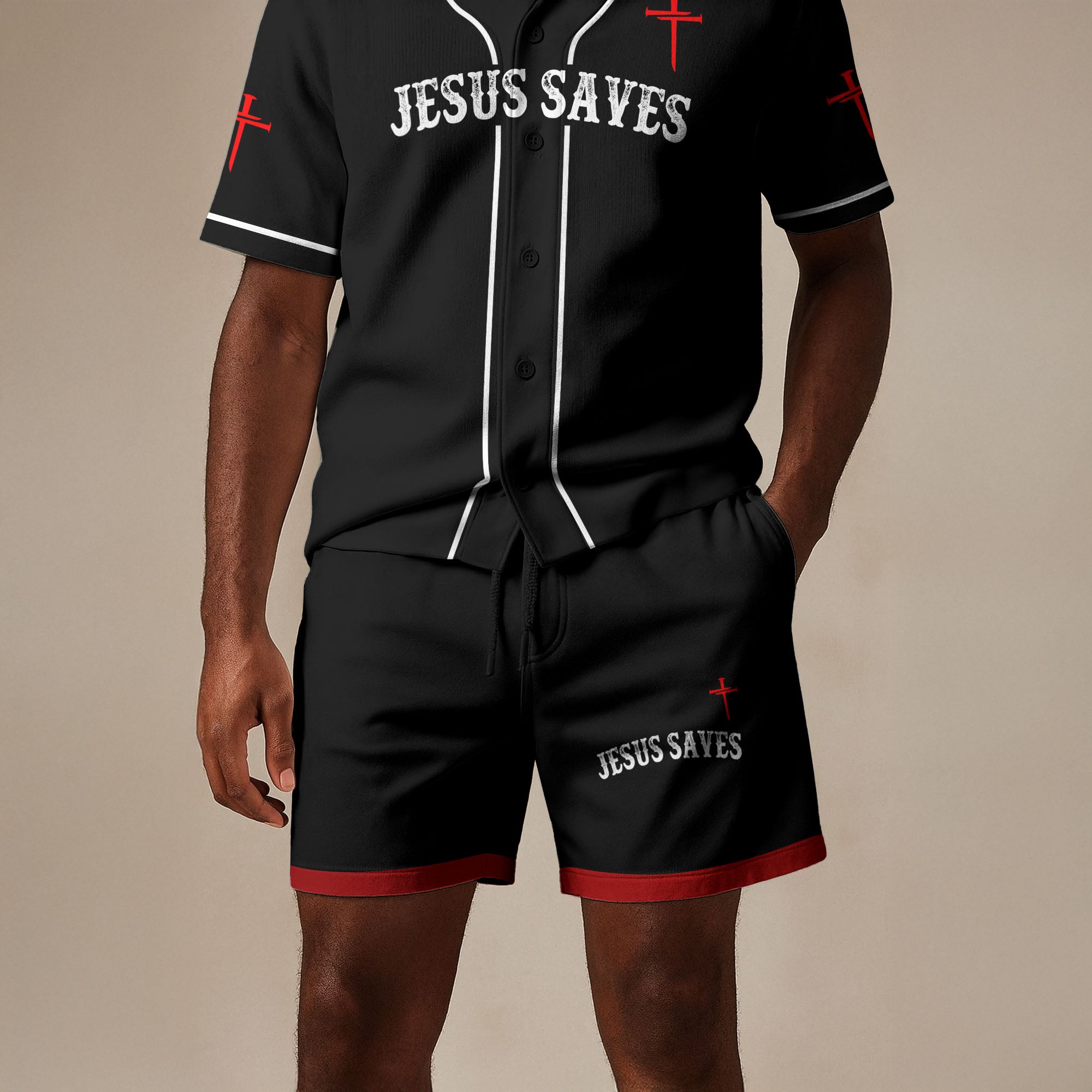 "Redemption" Black Shorts