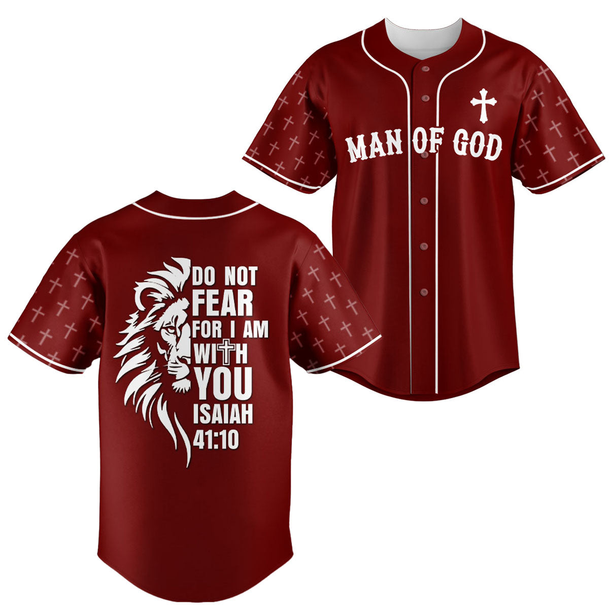 “Lion’s Strength” Baseball Jersey