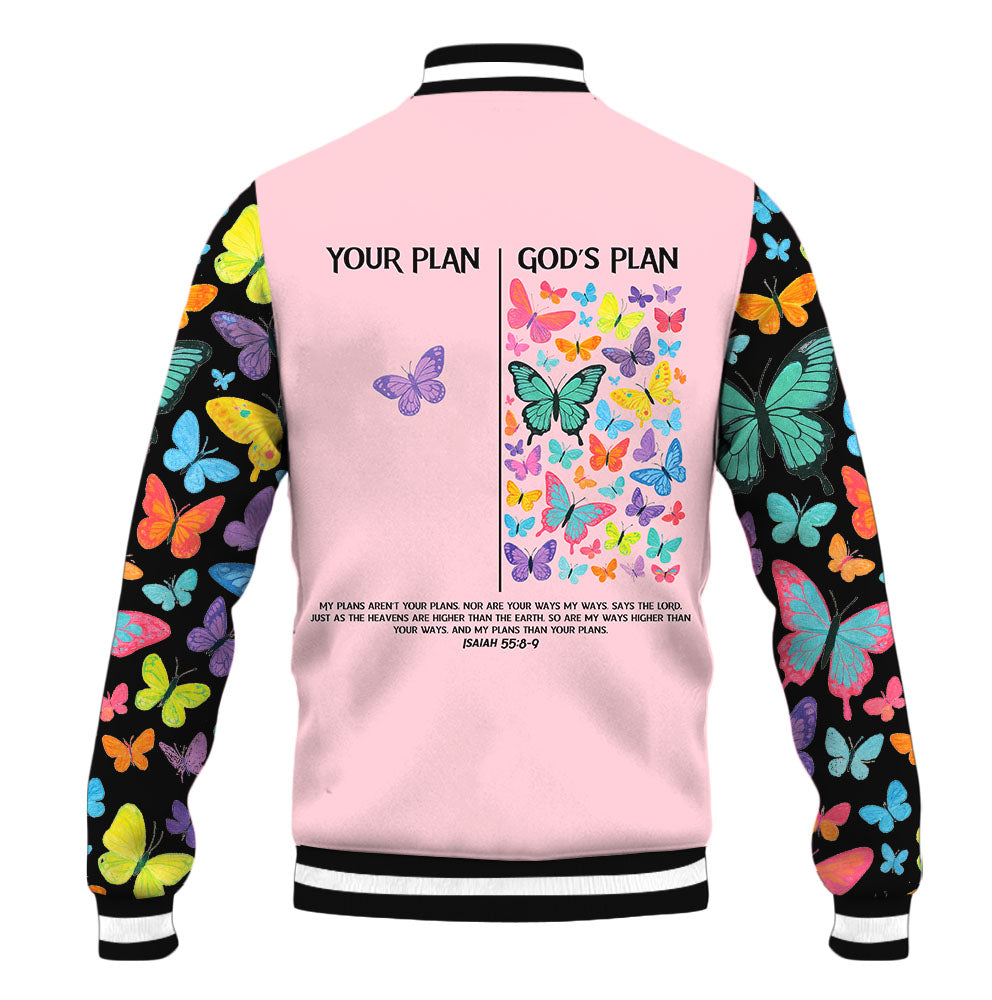 God's Plan Baseball Jacket