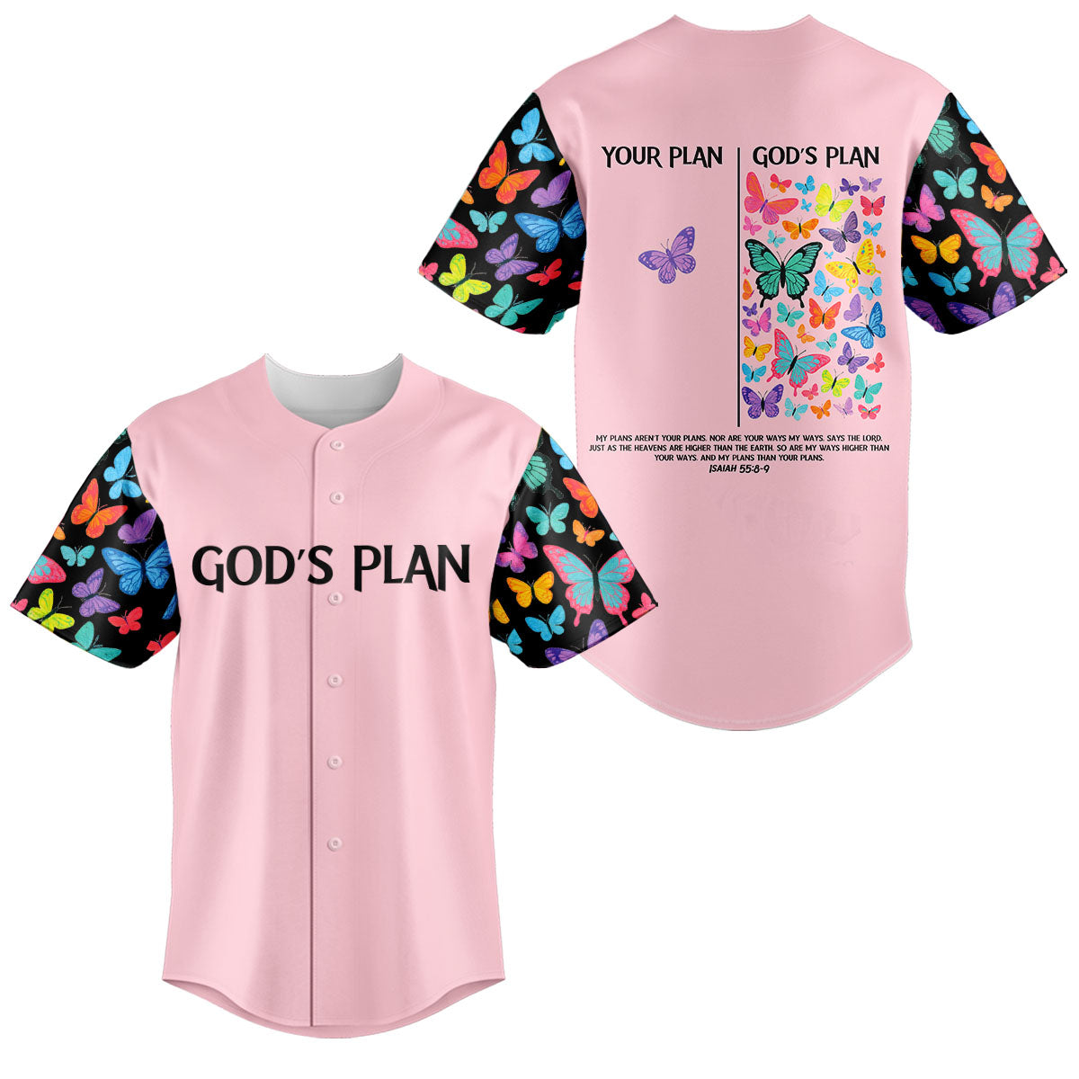 God's Plan Baseball Jersey