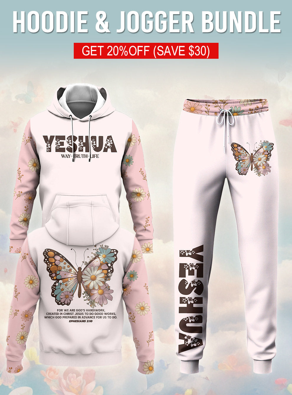 EPHESIANS 2:10 Hoodie & Jogger Set