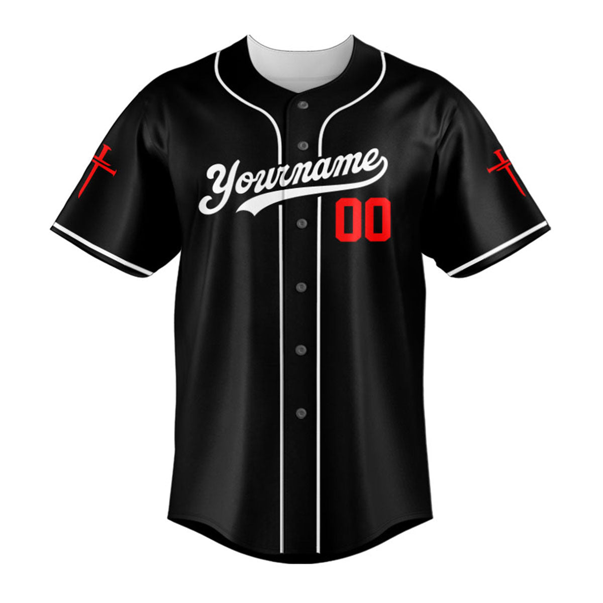 "Jesus Dropped The Charges" Baseball Jersey Personalized