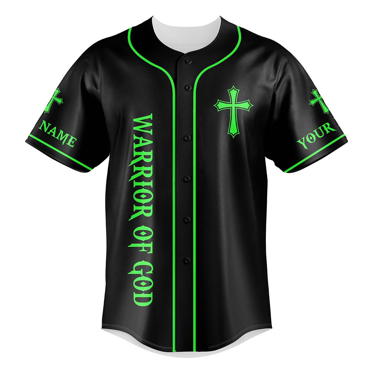The Lord Is With You Mighty Warrior Custom Name Baseball Jersey