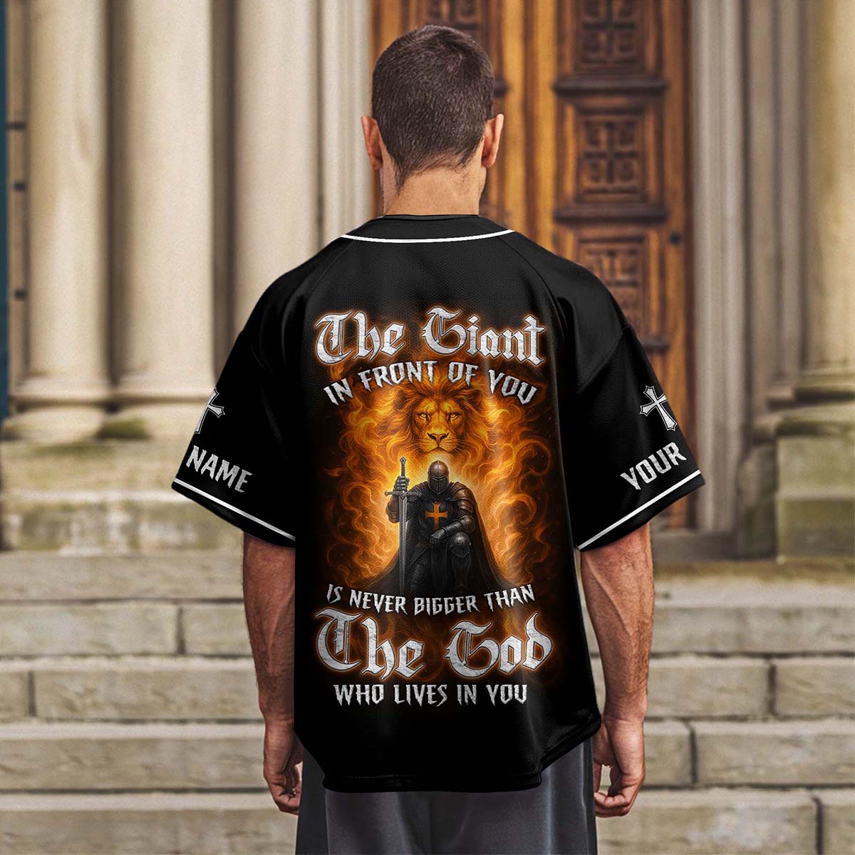 The Giant In Front Of You Custom Name Baseball Jersey